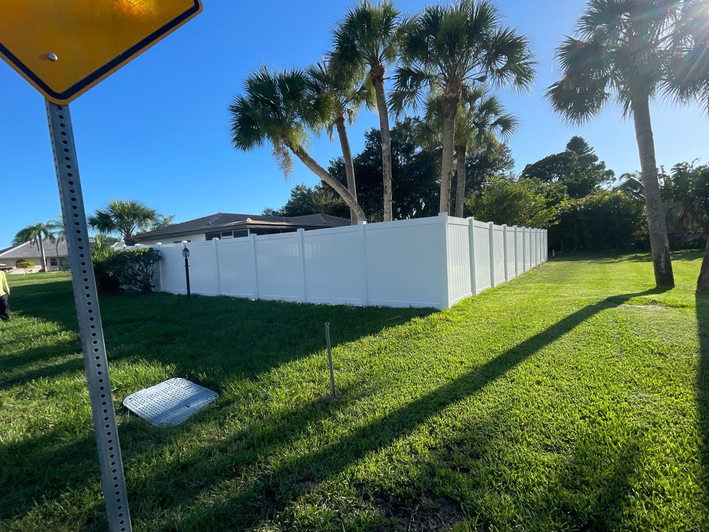 Nokomis, FL 6ft. Tall White Vinyl Privacy Fence by Asap fence and gates, LLC