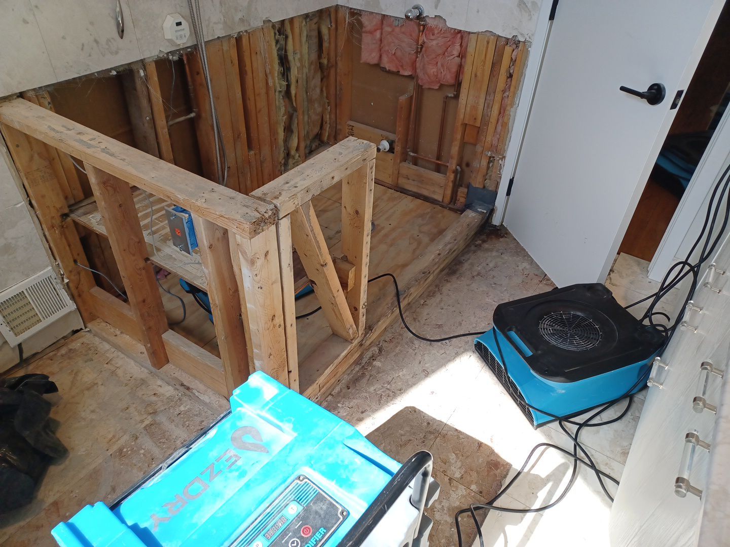 Project in West Bloomfield Township by EzDry Water Mitigation & Property Restoration