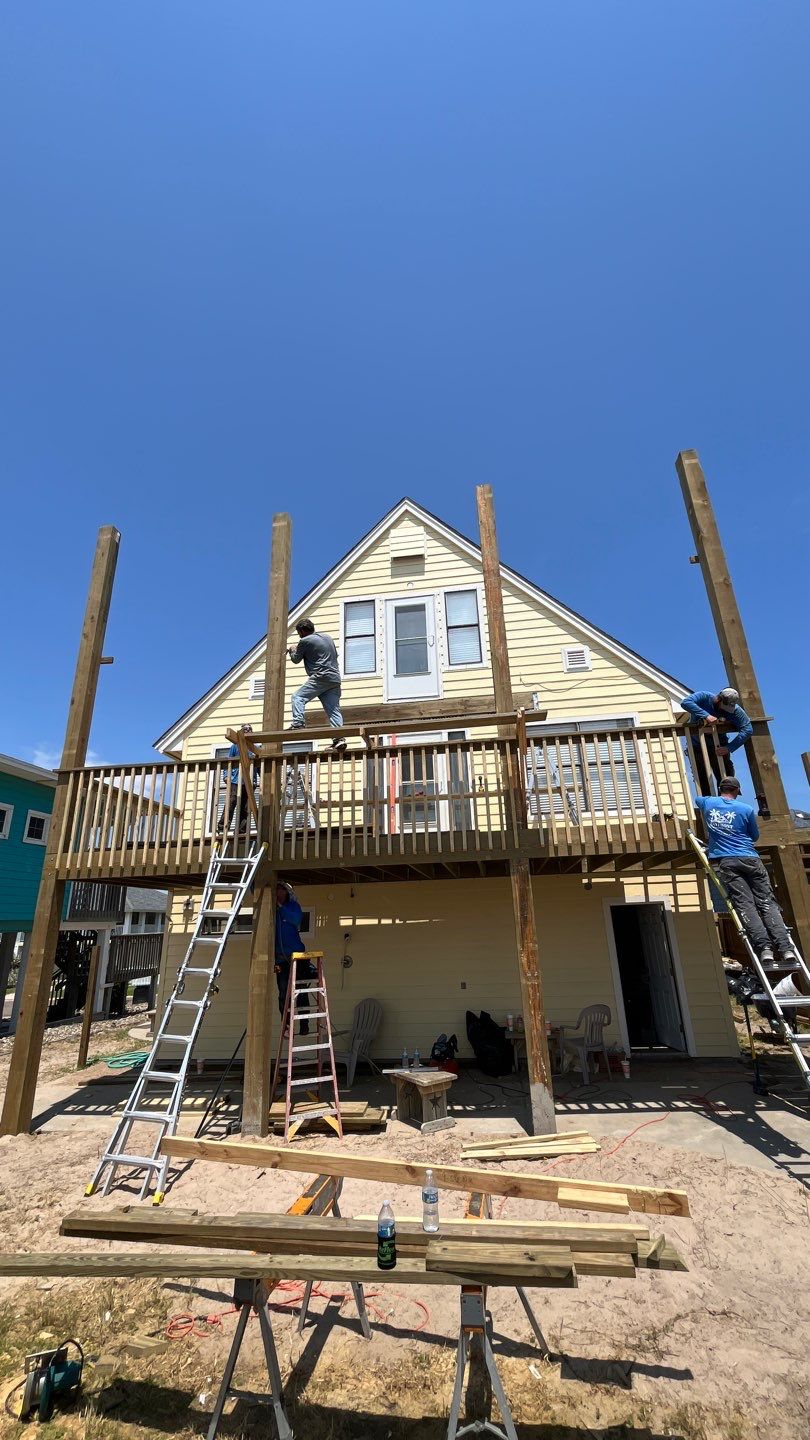 Walk Out Patio Cover by Bayfront Roofing and Construction