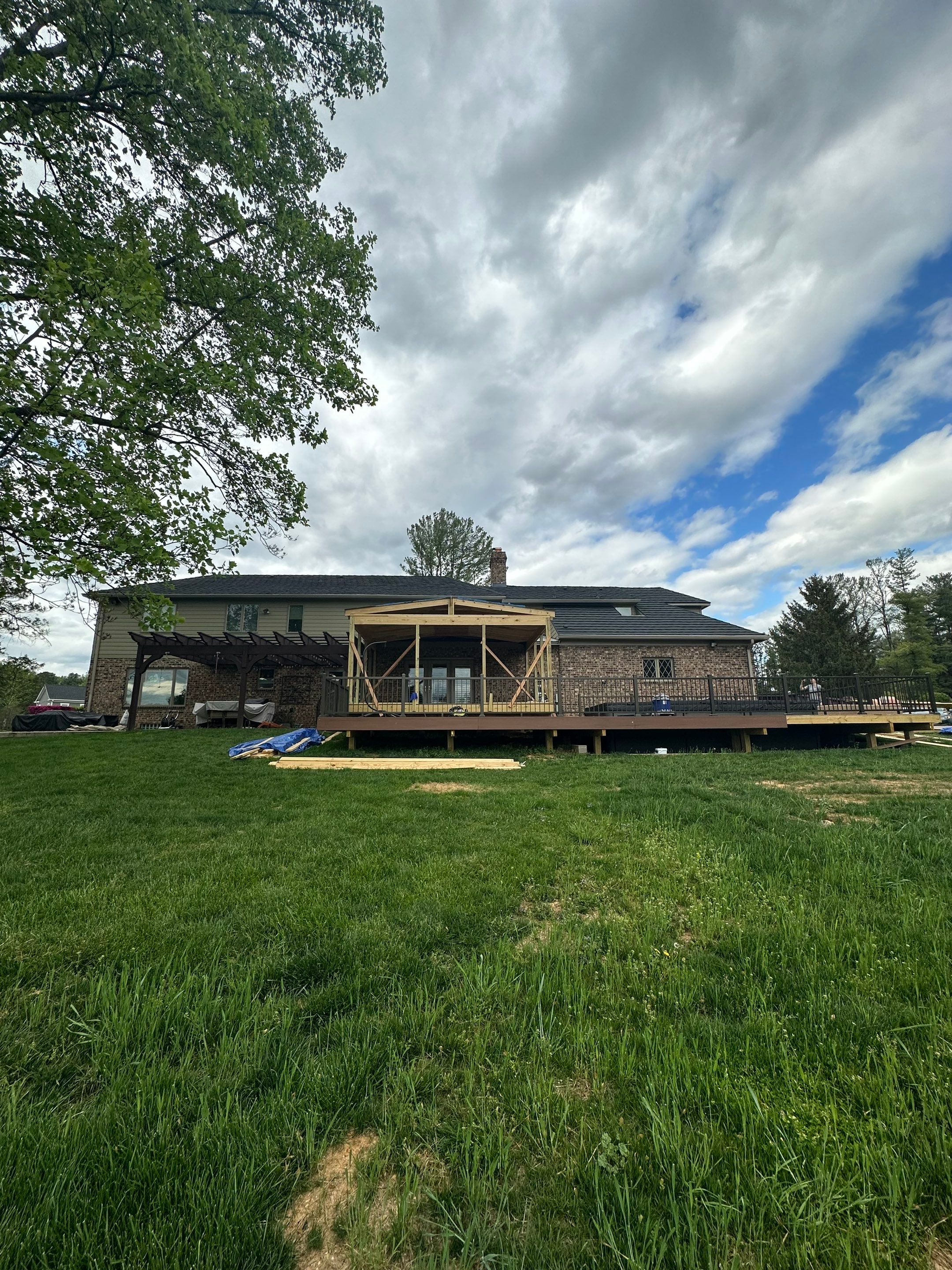 Deck/Screen porch Transformation using Timbertech by The Smet Companies, LLC