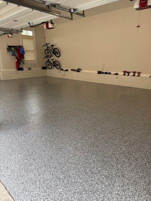 Garage Floor Coating Installation in Fairhope, Alabama