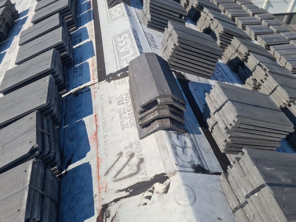Residential Roofing Installation using Eagle Roofing Tile by BLUES BROTHERS ROOFING