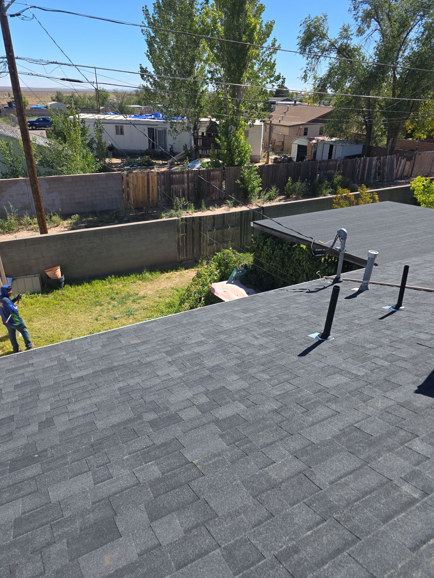 Midnight Black in Holbrook  by Slade Roofing