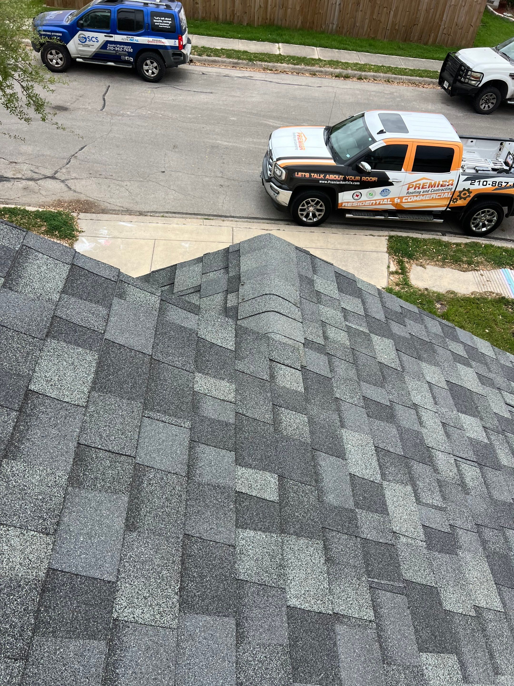 Residential Roof Replacement using Owens Corning 30 year Architectural Shingles by Premier Roofing and Contracting