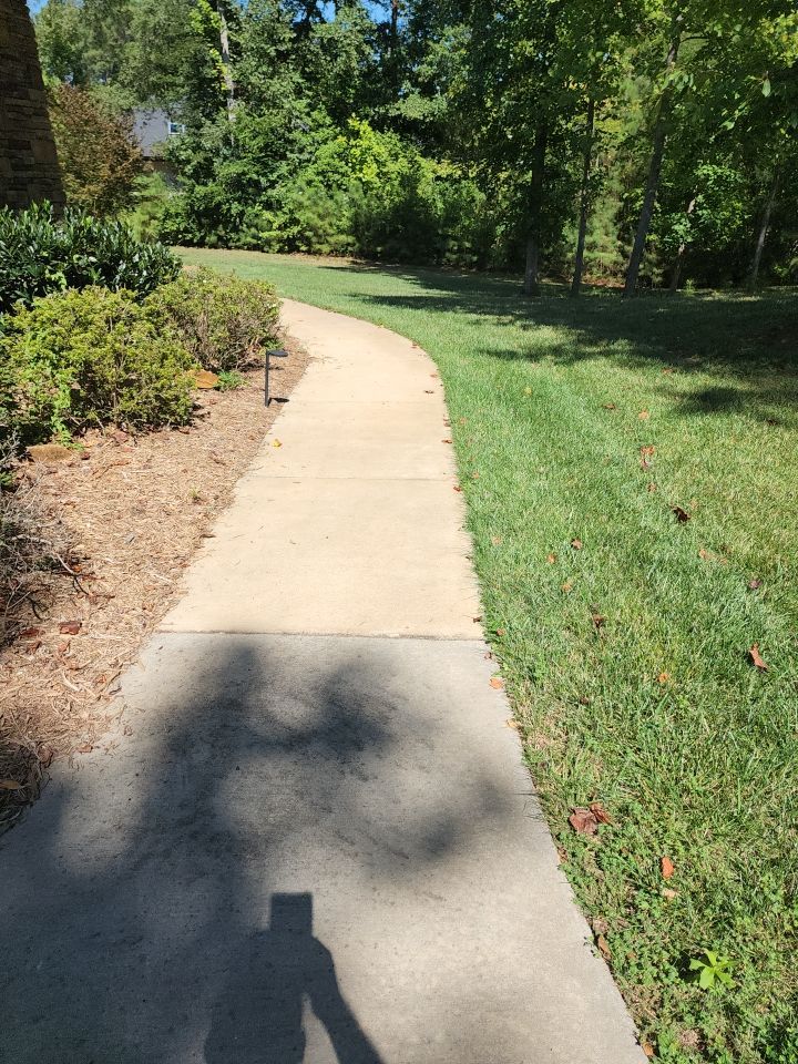 concrete Clean using cleaner by G&H Home Tech Pros LLC