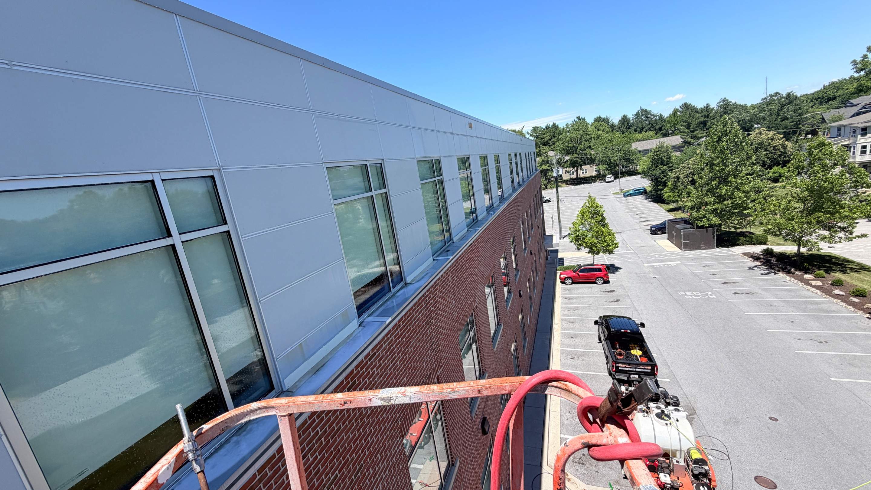 Commercial Building Washing and Exterior Cleaning in Catonsville by Baltimore Pressure Washers Inc.