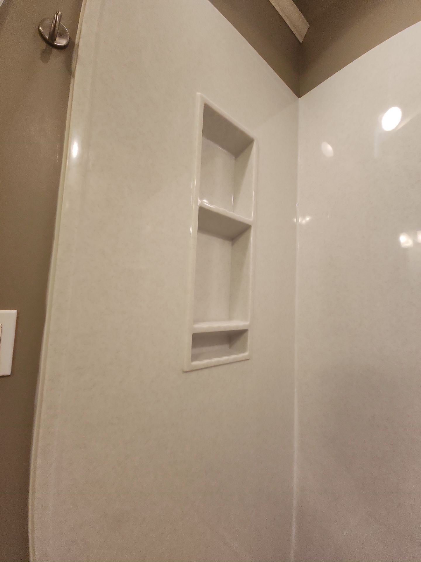 Bathroom Remodel using Shower Base by The Shower Company