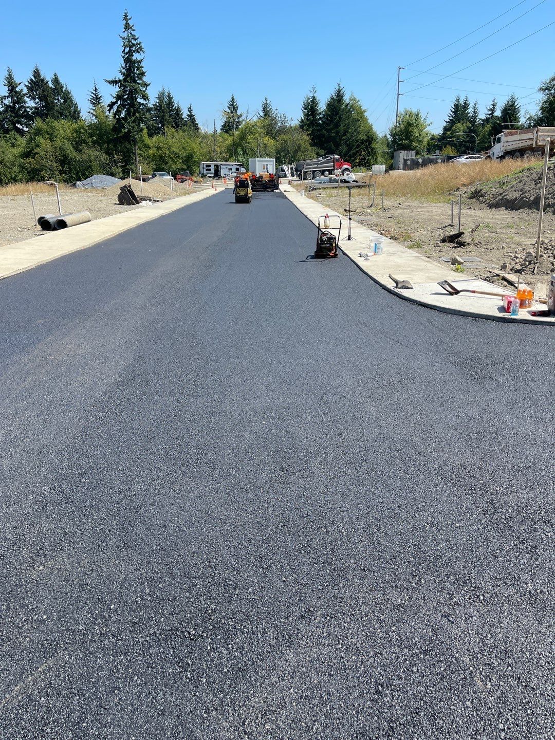 Asphalt Road Repair in Neighborhood  by Jireh Asphalt & Concrete Inc 