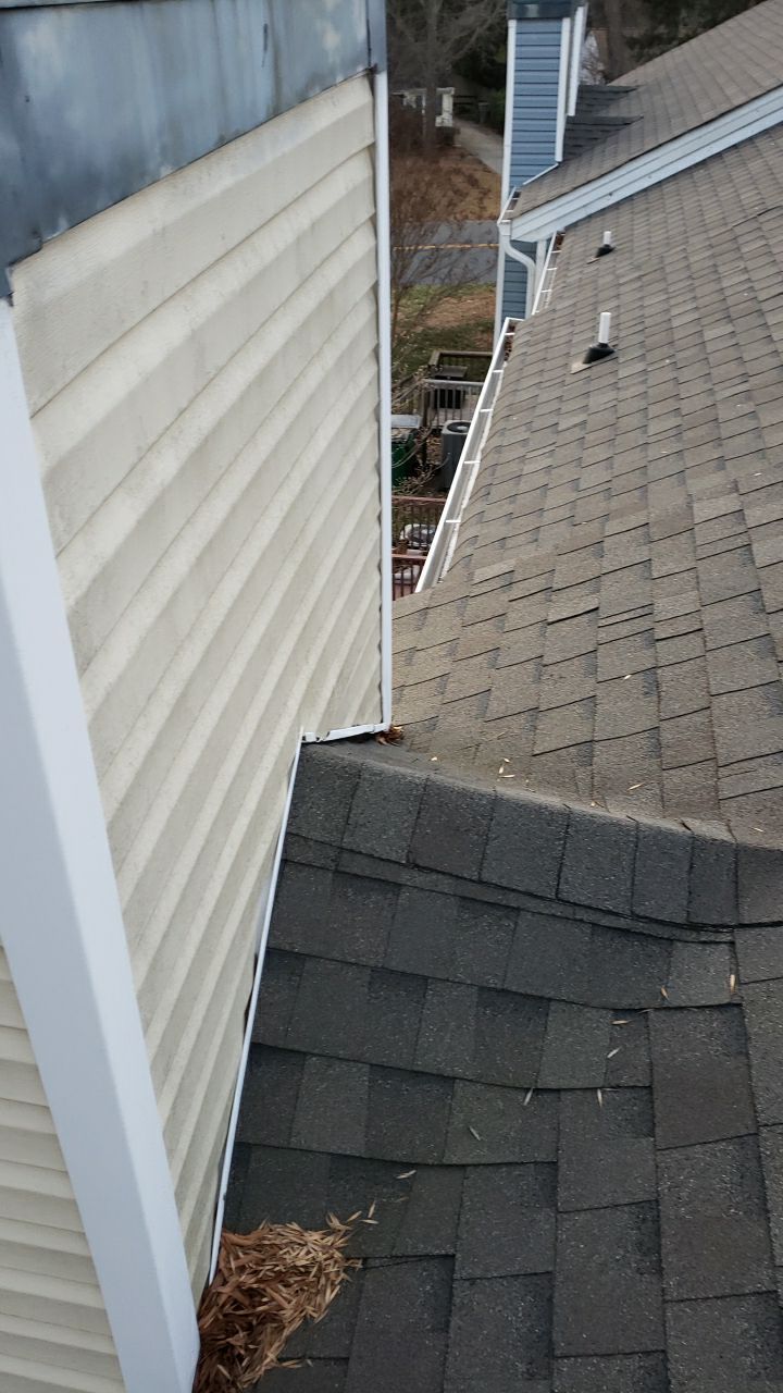 Gutter Cleaning using water by Power Wash Masters LLC