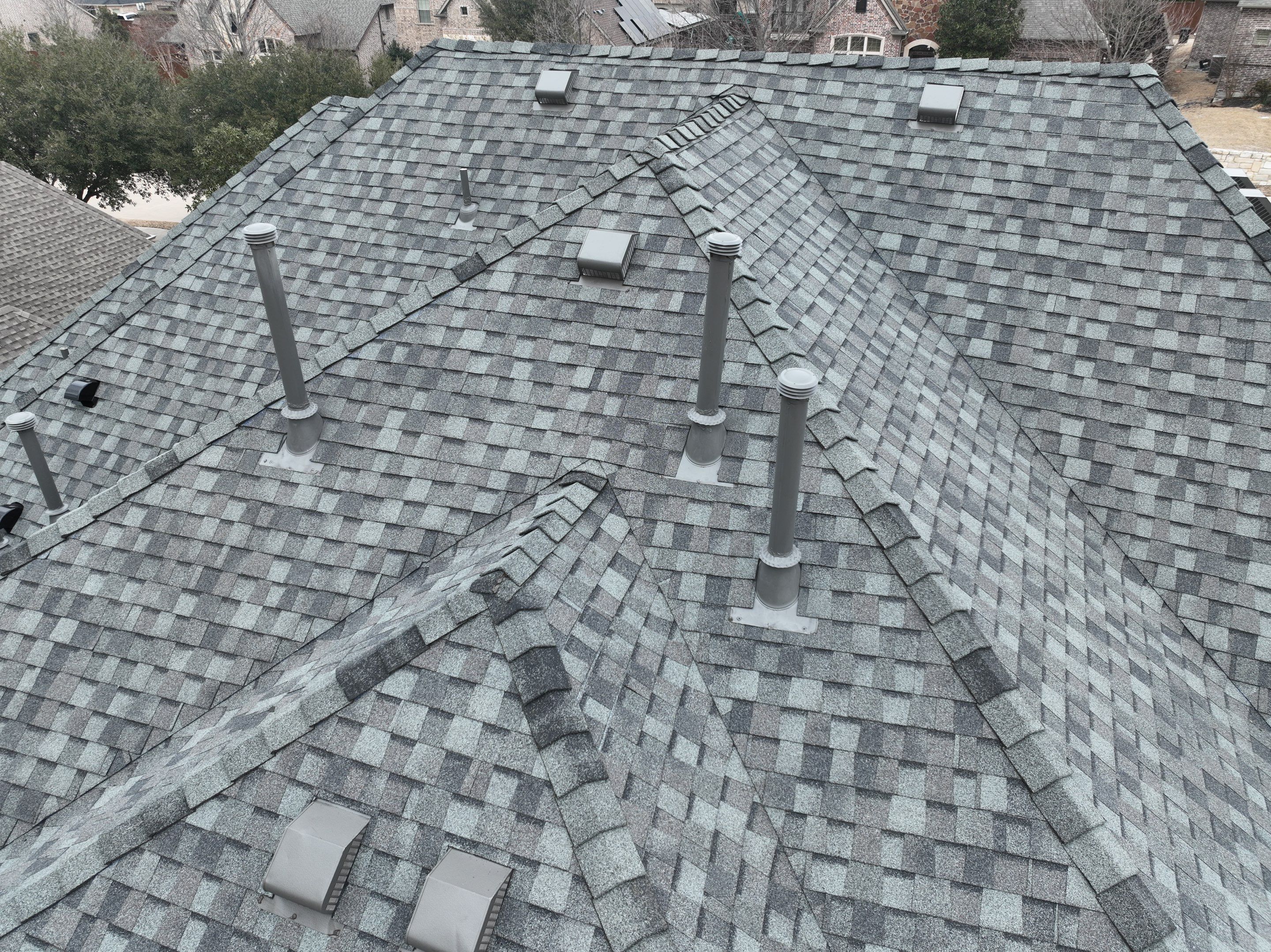 Residential Roofing Installation using CertainTeed Landmark Colonial Slate by OneSource Roofing and Restoration