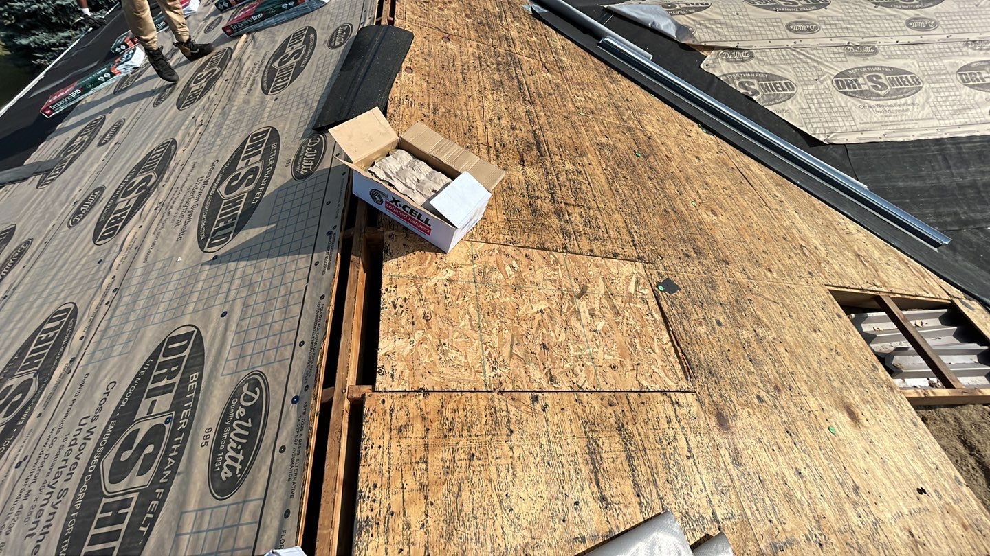 Residential Roofing Installation using GAF Timberline HDZ Charcoal by Nitro Roofing and Construction