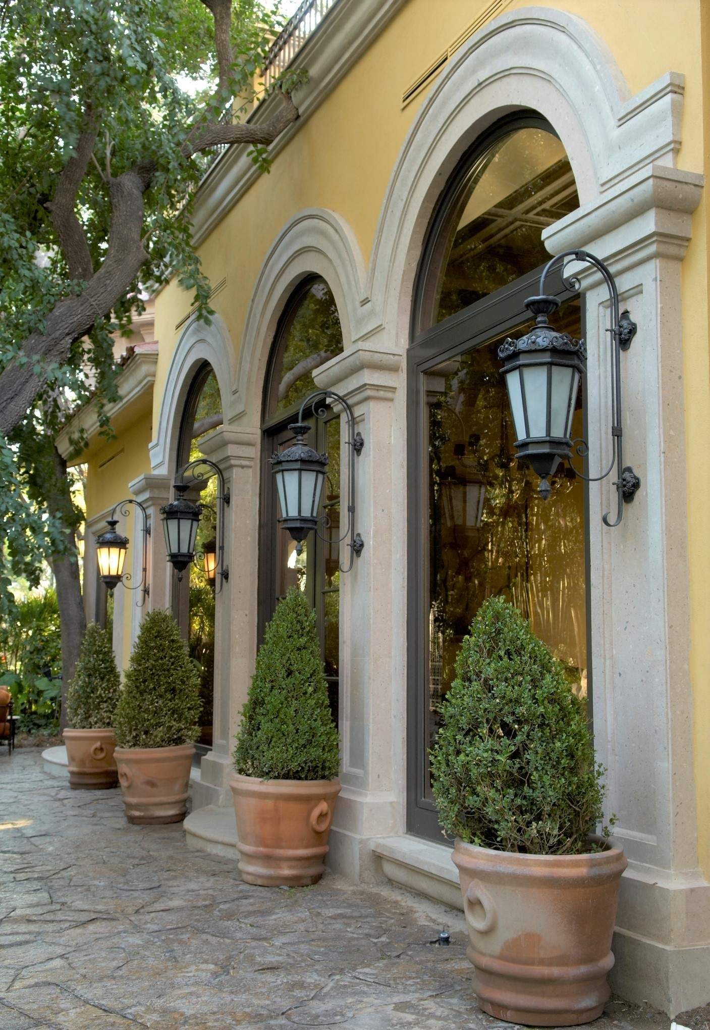 Comprehensive Exterior Lighting and Lantern Installation for Monterrey Estate by Solara Custom Living