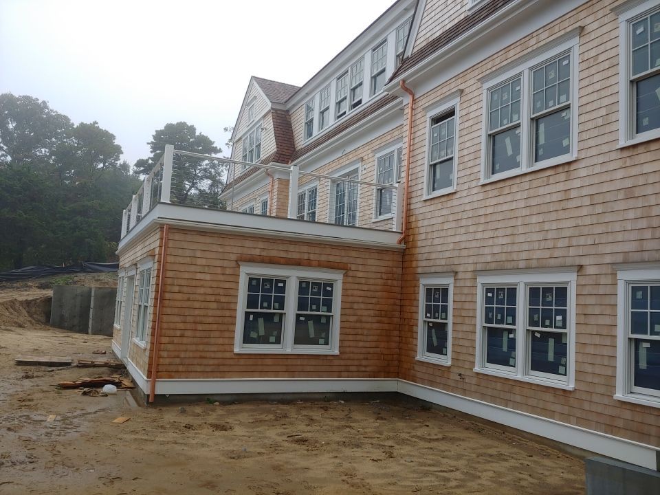 Chatham, MA Gutter Installation using 4x5 FiberGlass Gutter by Gutter Pro Enterprises