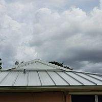 24ga 1.5" Mechanical Seam Silver Metallic  by Total Roofing System The Metal Roof Experts