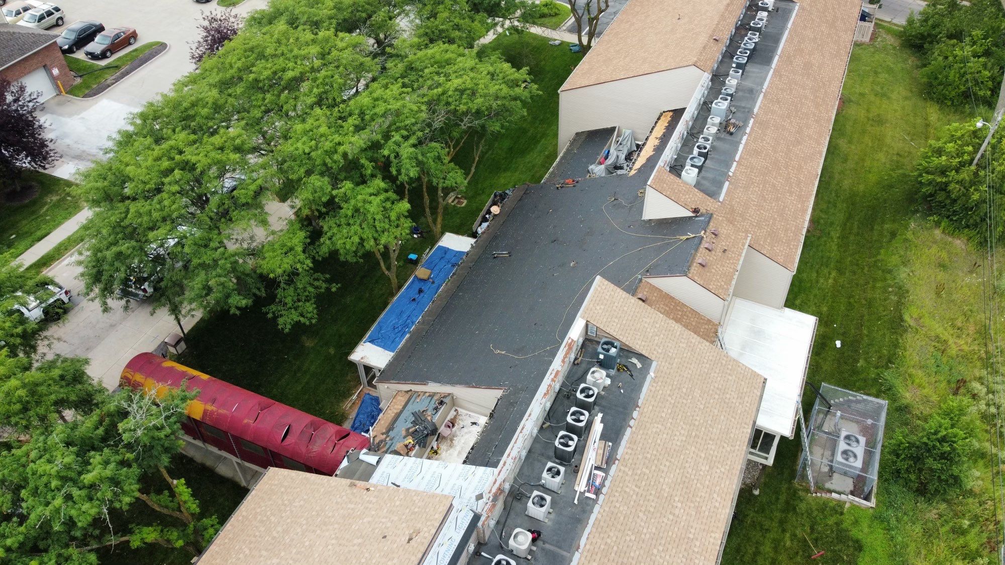 Lightning Commercial Restoration using Tamko Titan by Lightning Exteriors