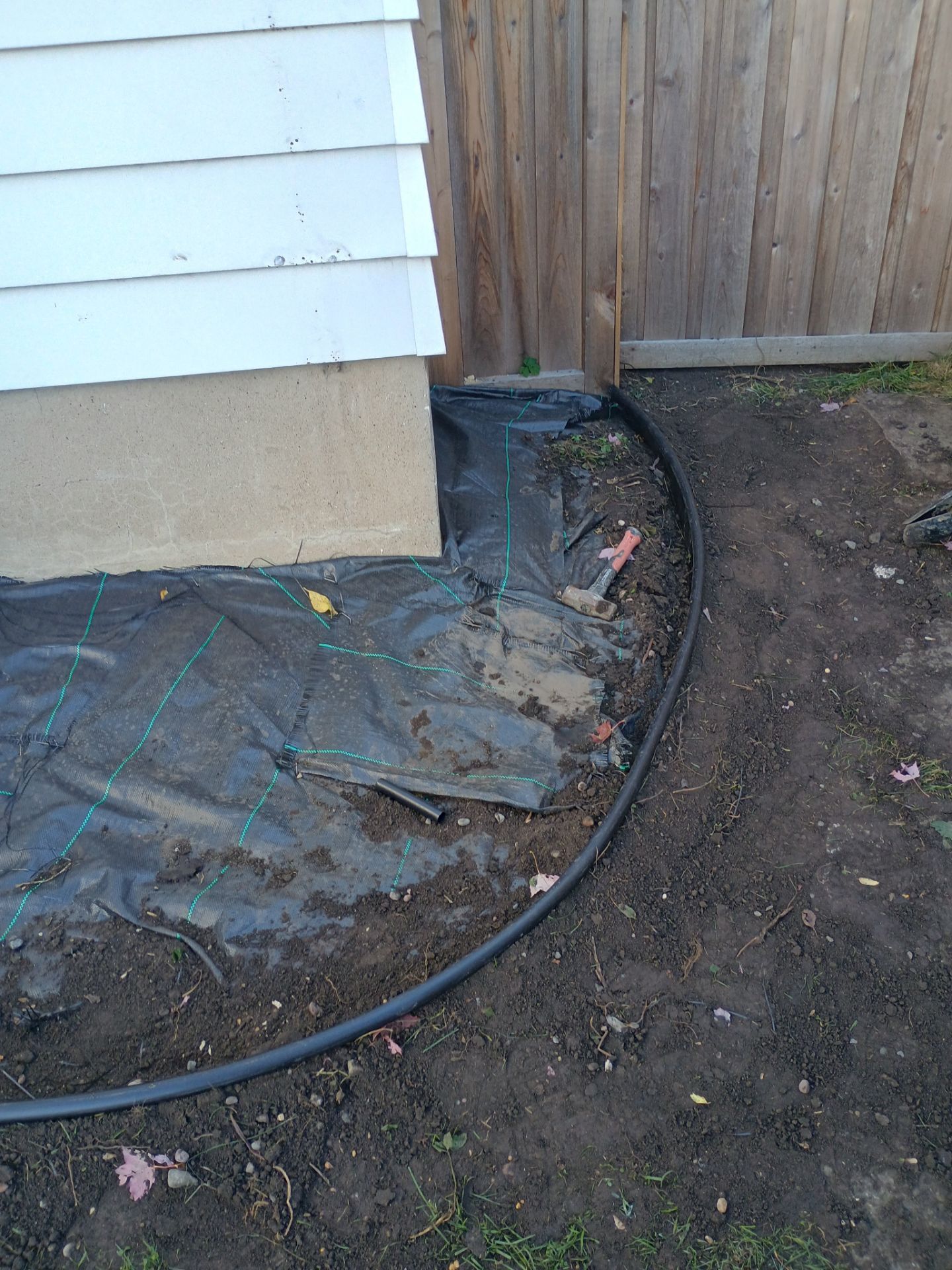 French Drain Installation for Michael by Waterproofing Northeast