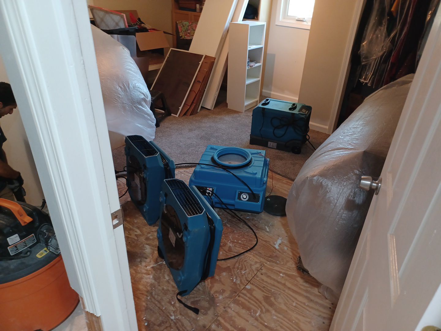 Project in West Bloomfield by EzDry Water Mitigation & Property Restoration