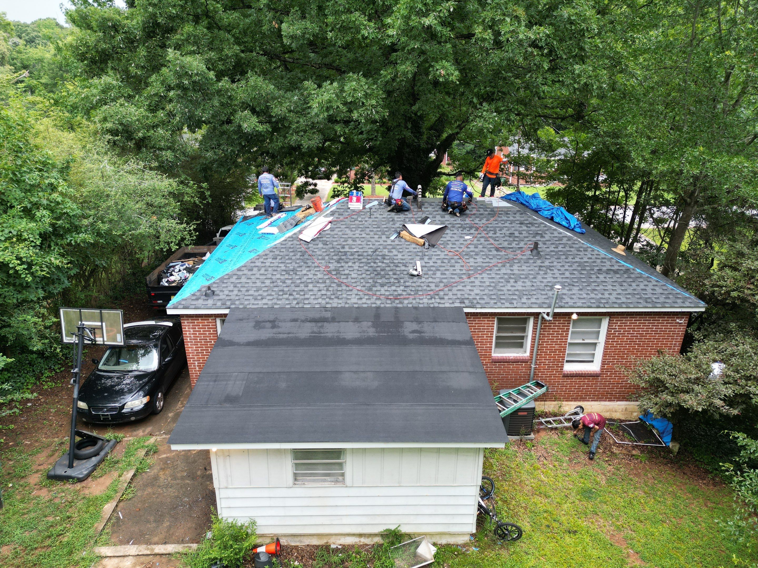 Roof replacement by Deerfield Roofing LLC