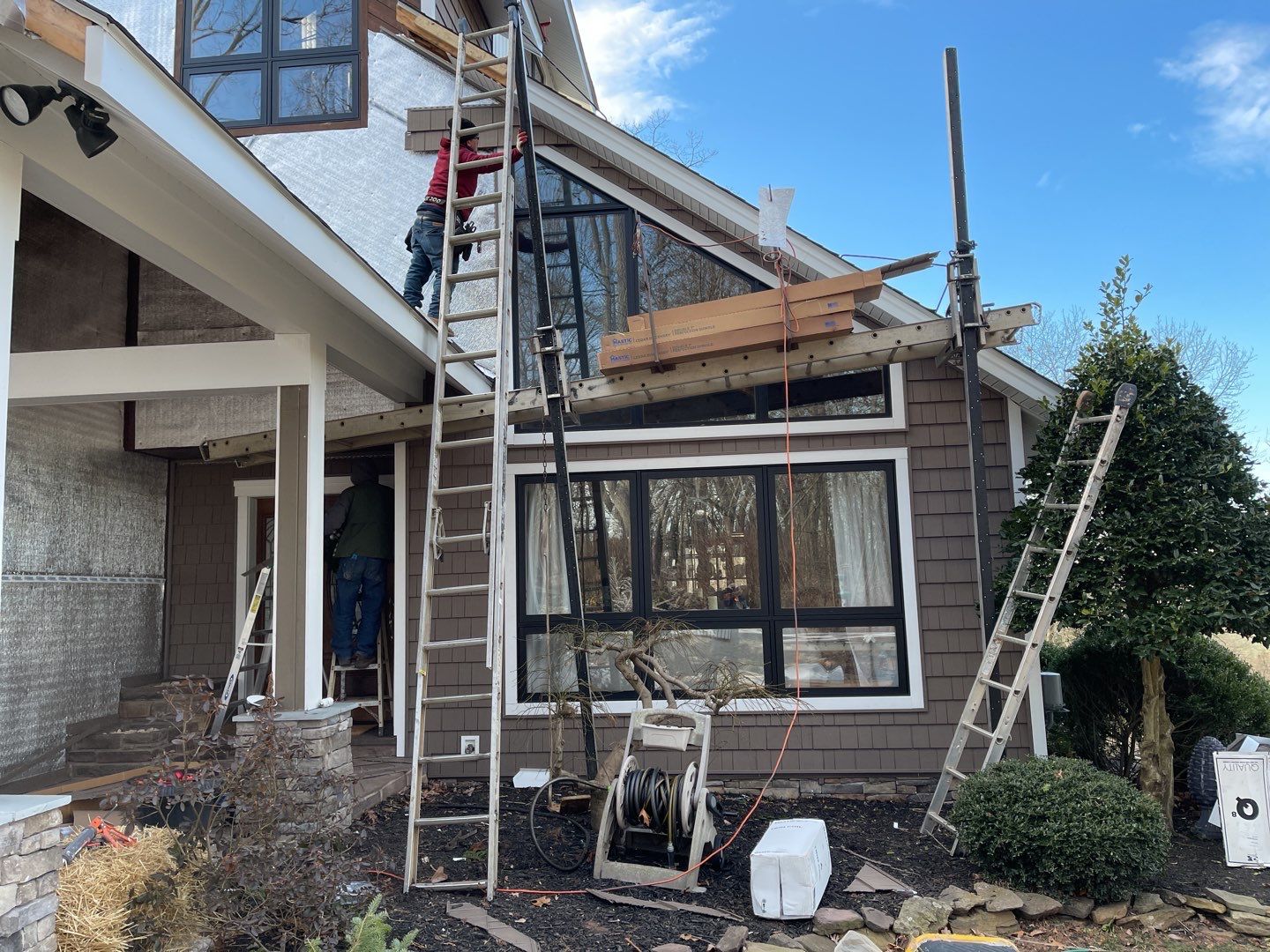 Roof, Siding, Soffit, Trim, and Gutter replacement by American Home Contractors