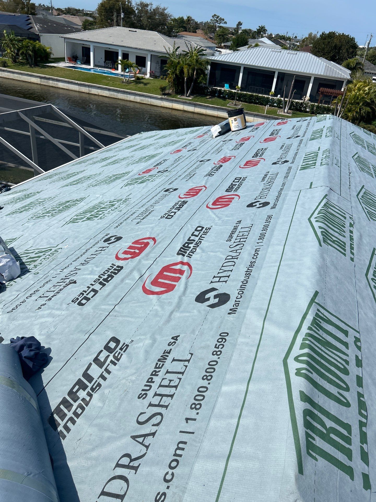 Residential Roofing Installation using Tri County Metal by 1st Class Roofing, Inc. 