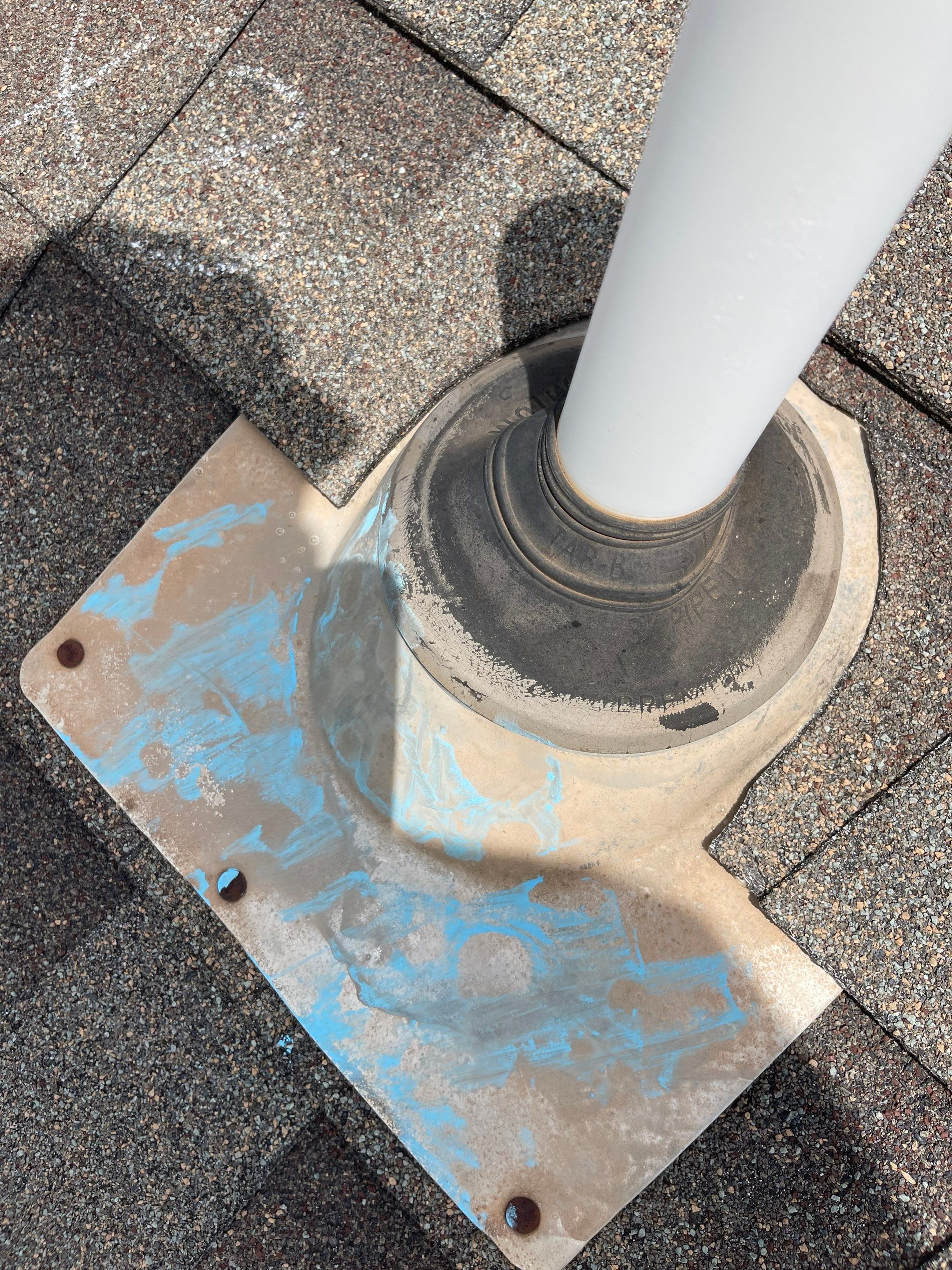 Hail Damage on a Roofing System by Icon Roofing And Construction 