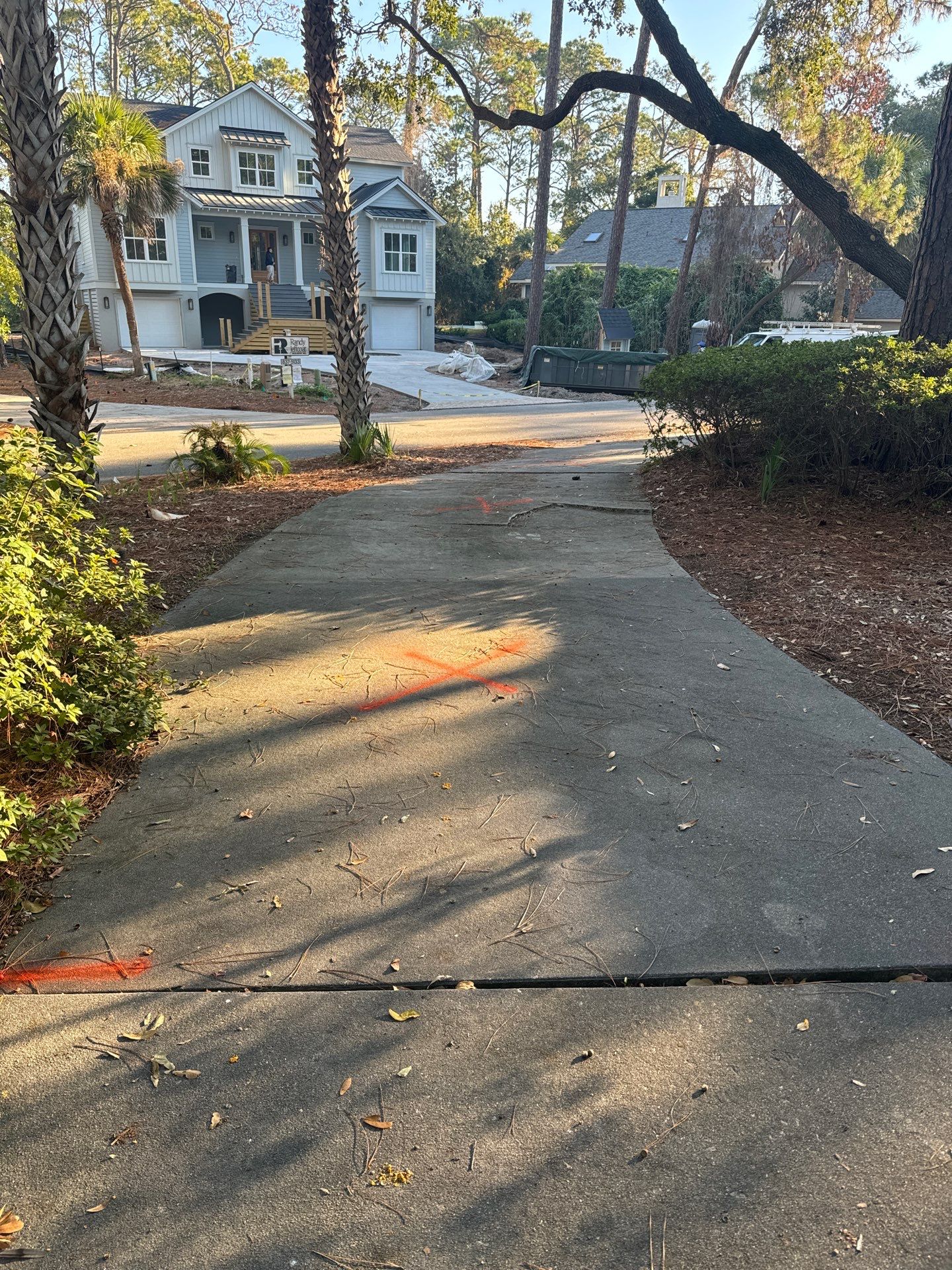 Concrete Driveway and Walkway Replacement in Hilton Head Island by Lowcountry Scapes, LLC