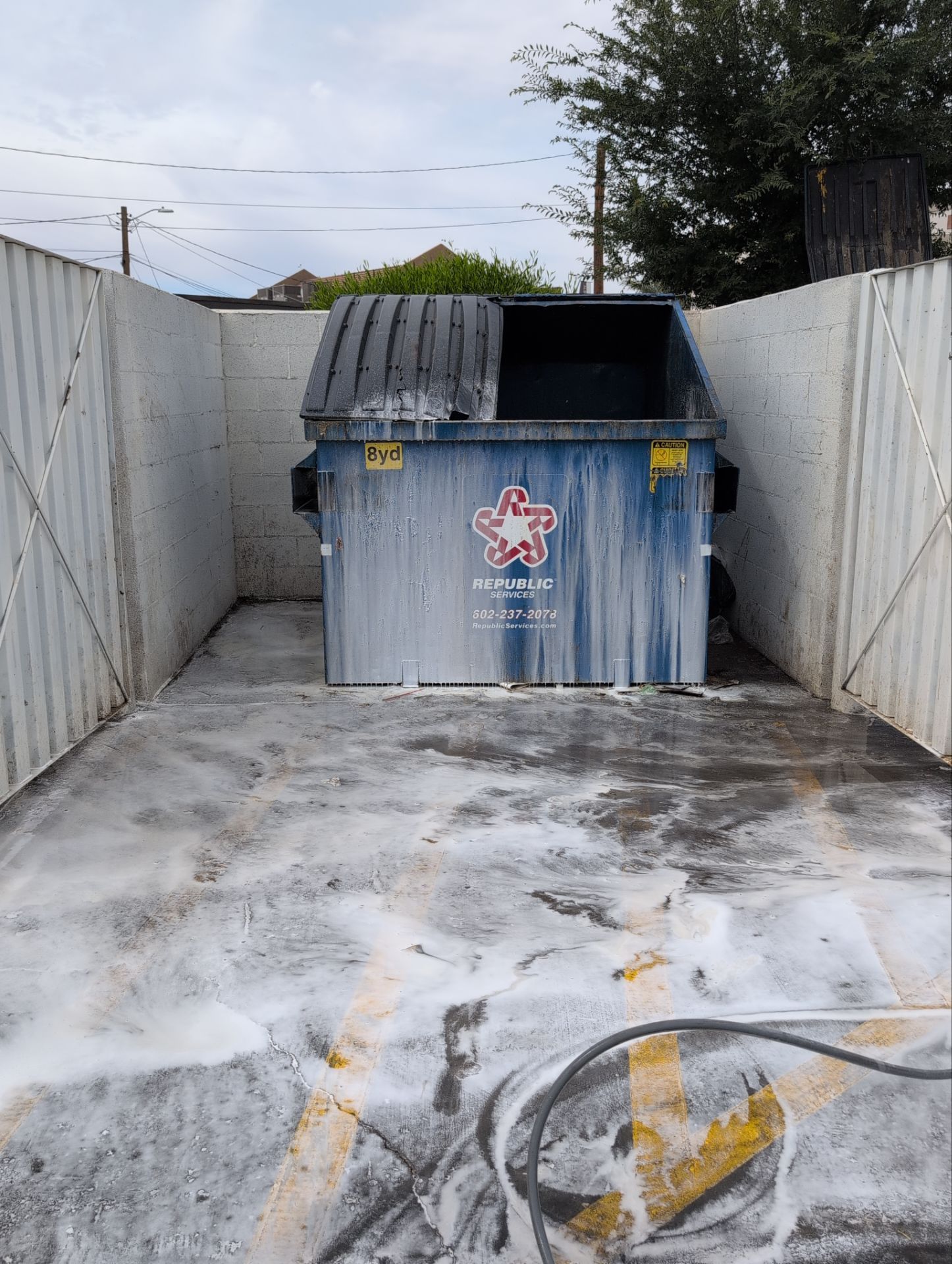 Southwest Retail Monthly Dumpster Pad Cleaning | Chandler, AZ 85225 by Patriot Power Washing & Sanitation