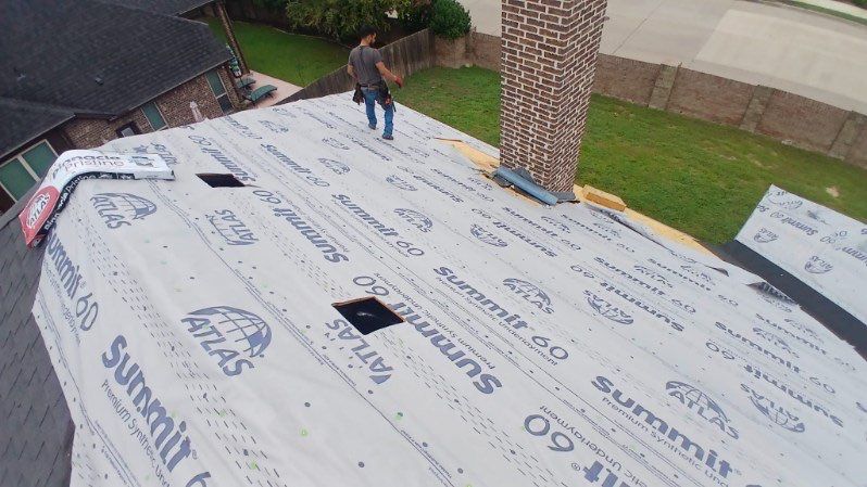 Residential Roofing Installation using ATLAS Pinnacle Pristine Shingles by Harvey Roofing & Construction