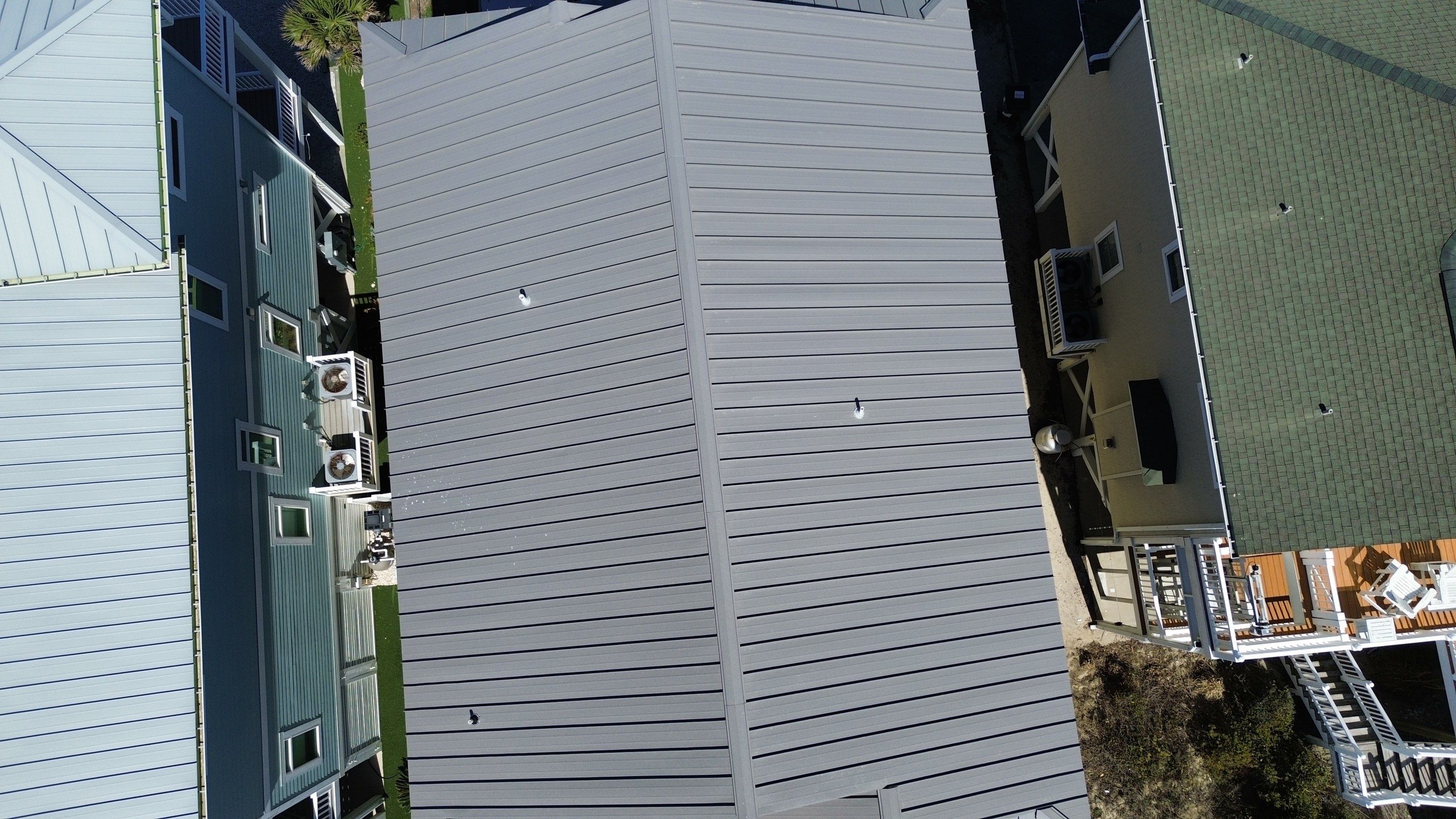 Standing Seam Metal Roof Installation- Ocean Isle Beach, NC by Summit Roofing 