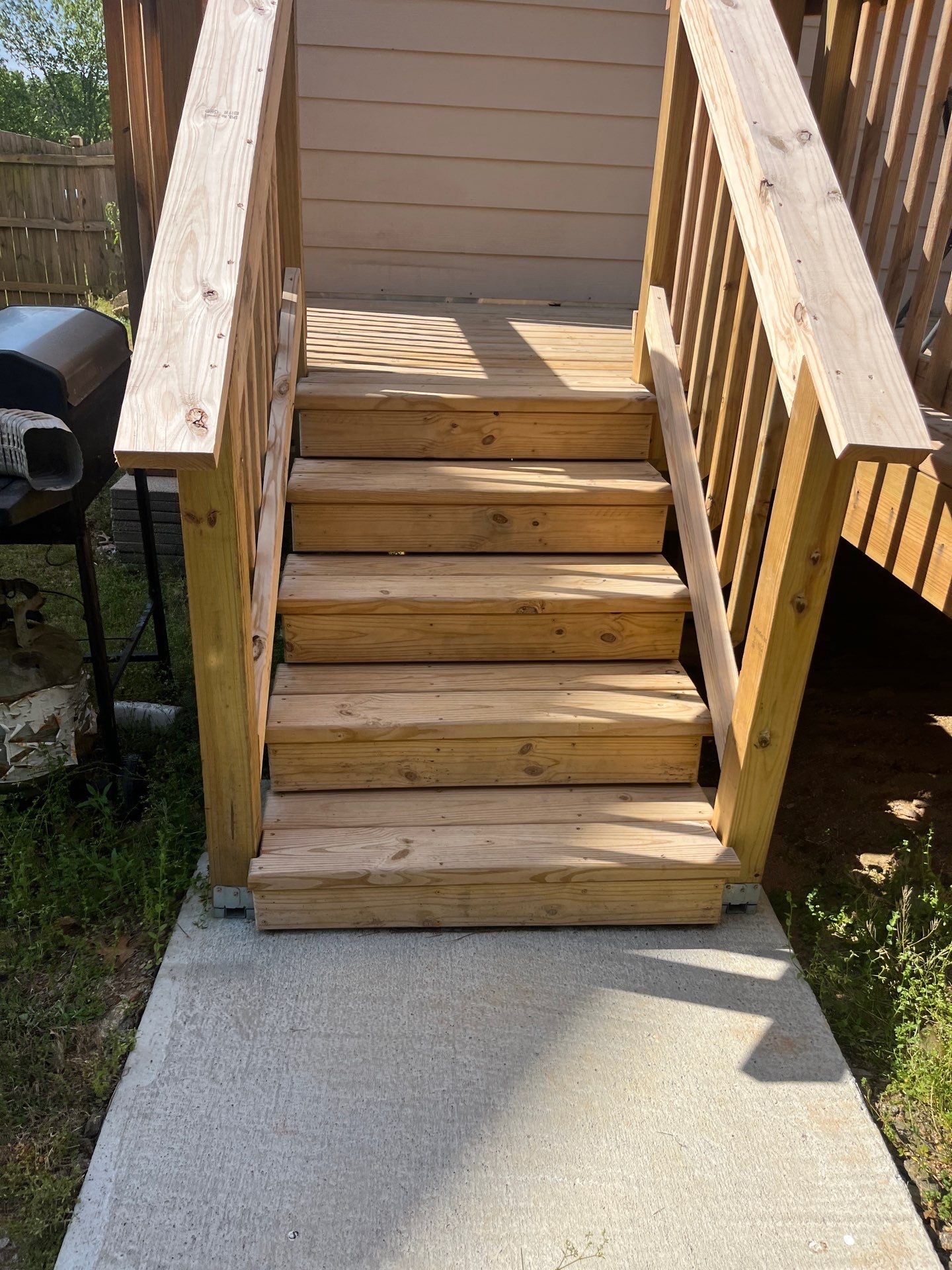 Window & Rotted Wood Replacement, Deck Stain, and Exterior Paint by Nelson Exteriors