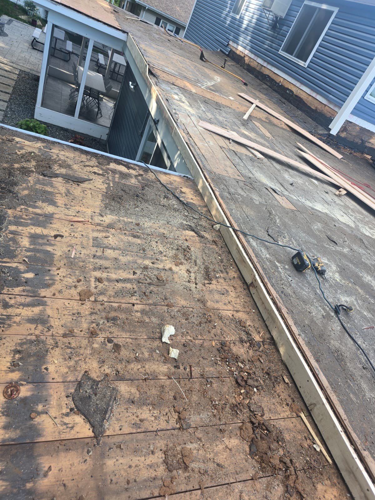 EPDM Flat Roof Installation + Seamless Gutter Upgrade by Mighty Dog Roofing of Greater Middlesex County
