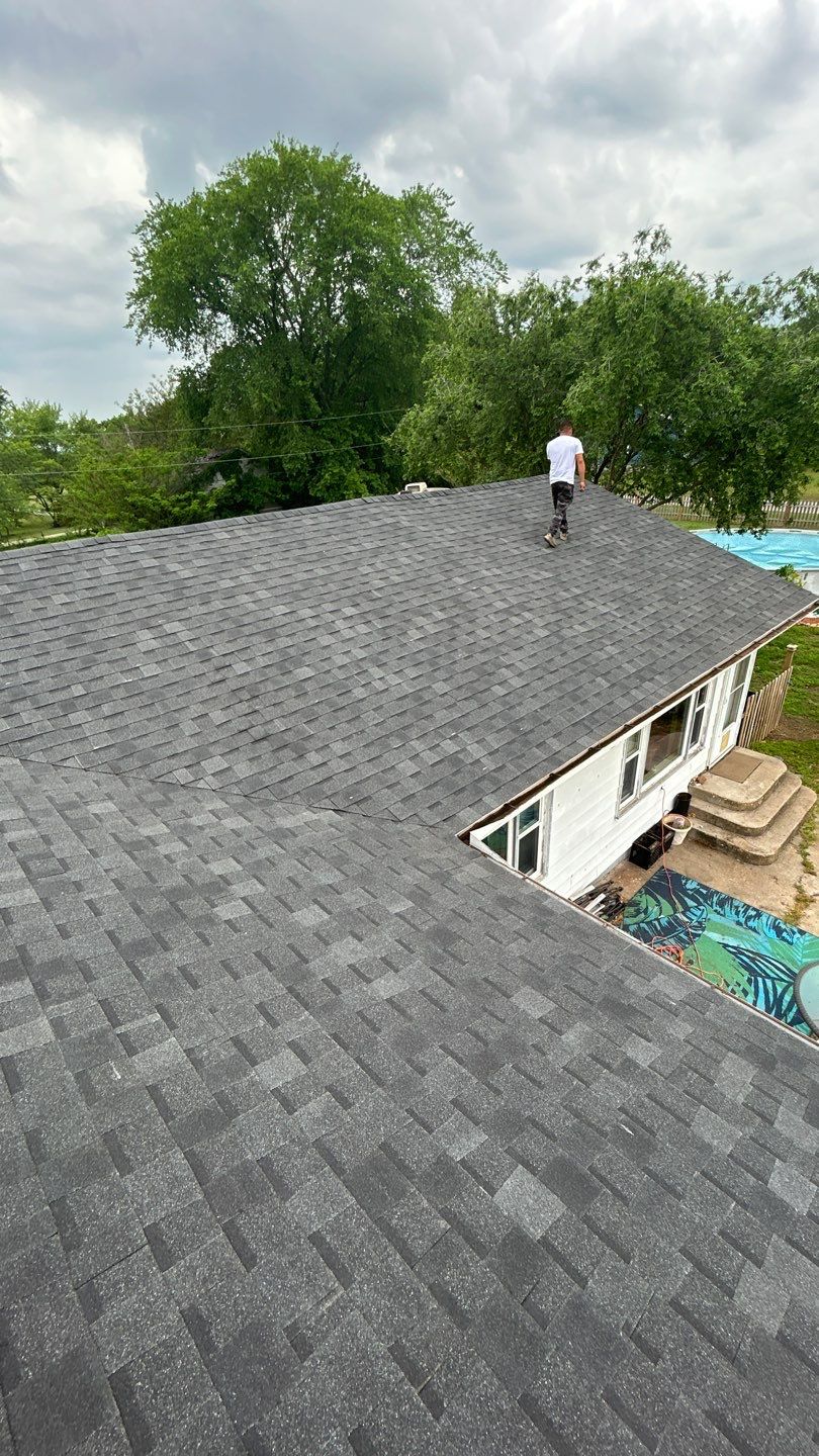 Residential Roofing Install - Atlas Pinnacle Pristine Shingles - Color Black Shadow  by Titan Commercial & Residential Roofing 