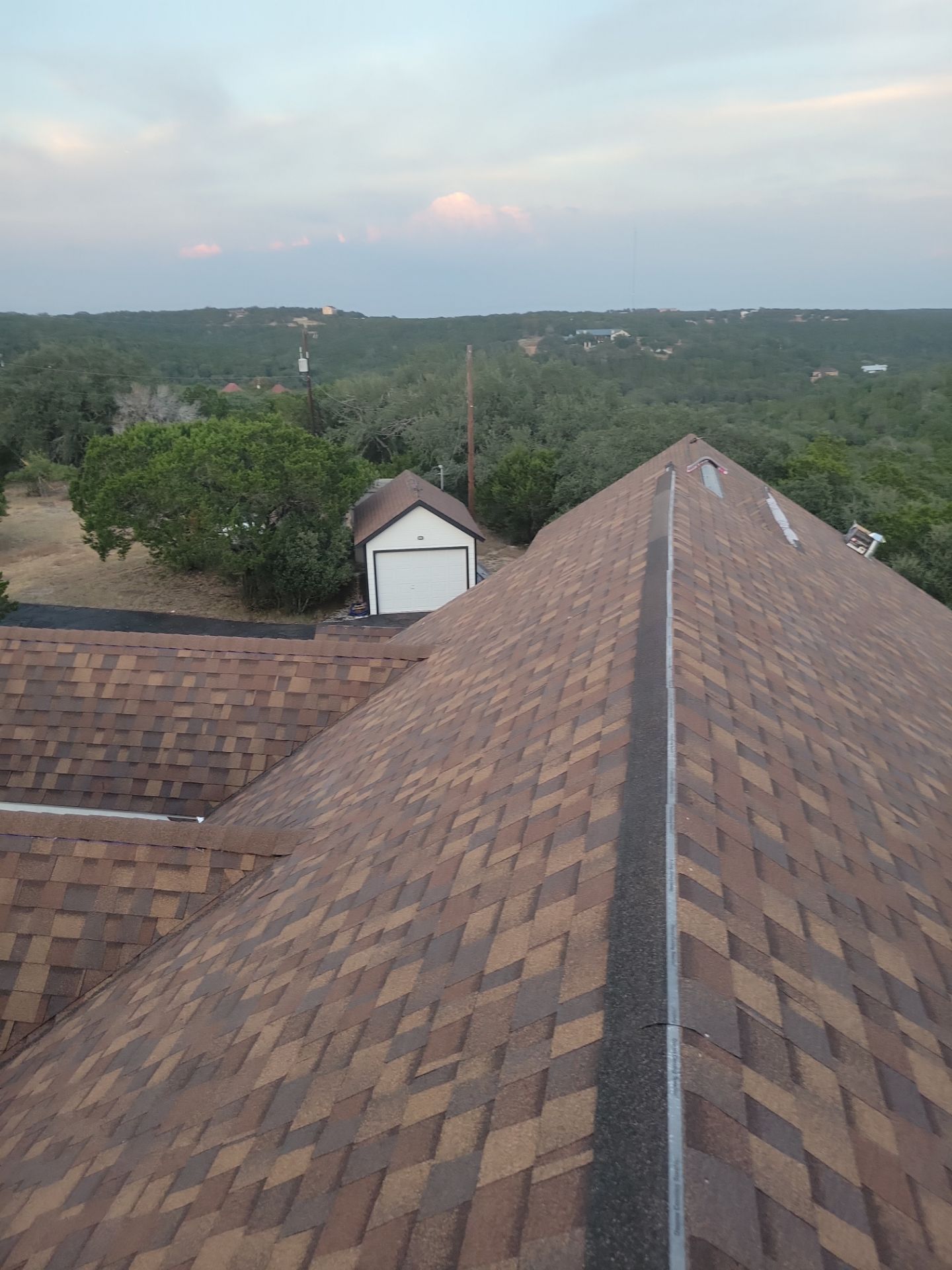 Architectural Shingle Roof Replacement for San Antonio Brick Home by Heaven Sent Roofing, LLC