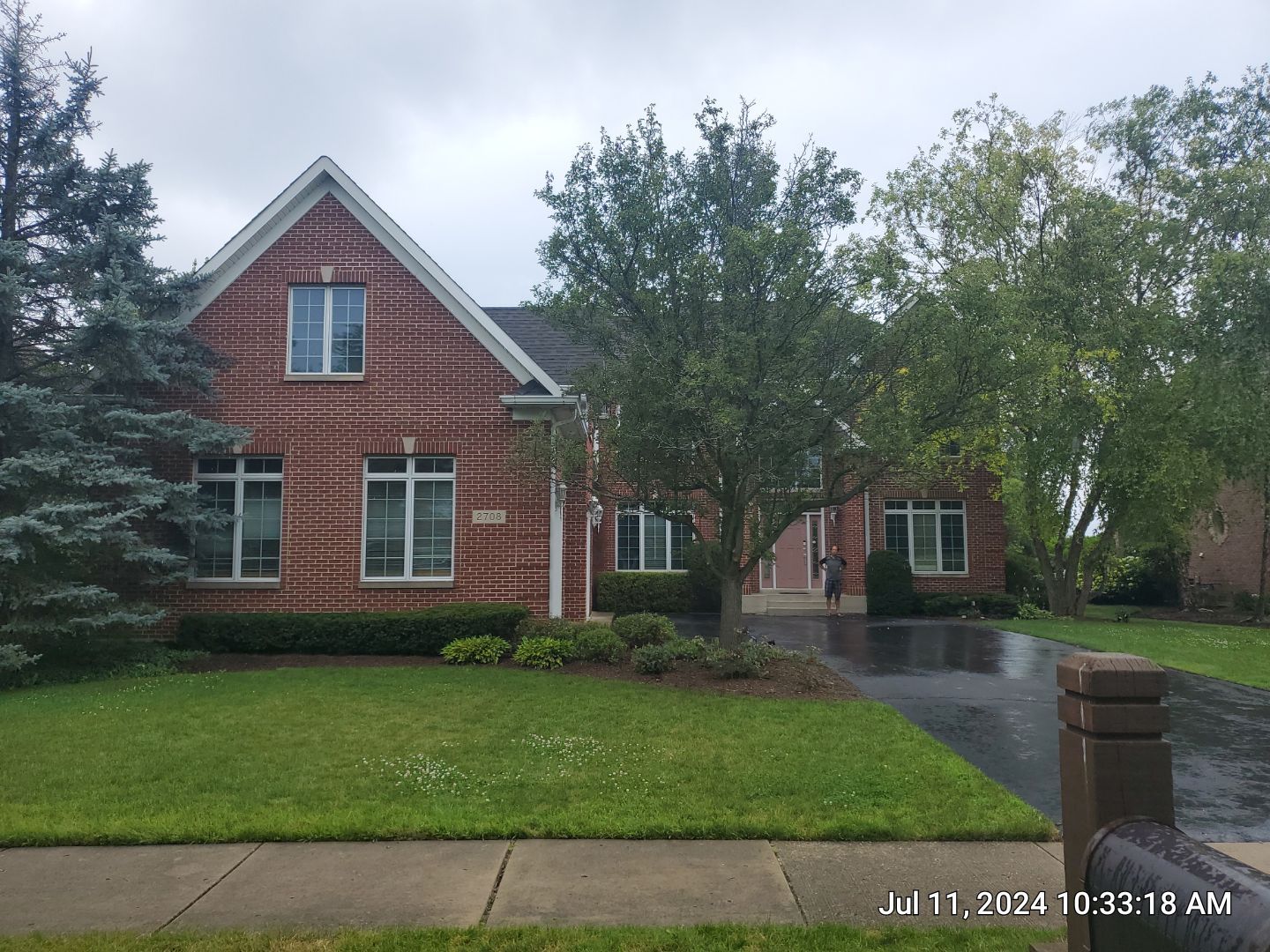 Brick paver repair, clean and seal by Northern Power Washing LLC.