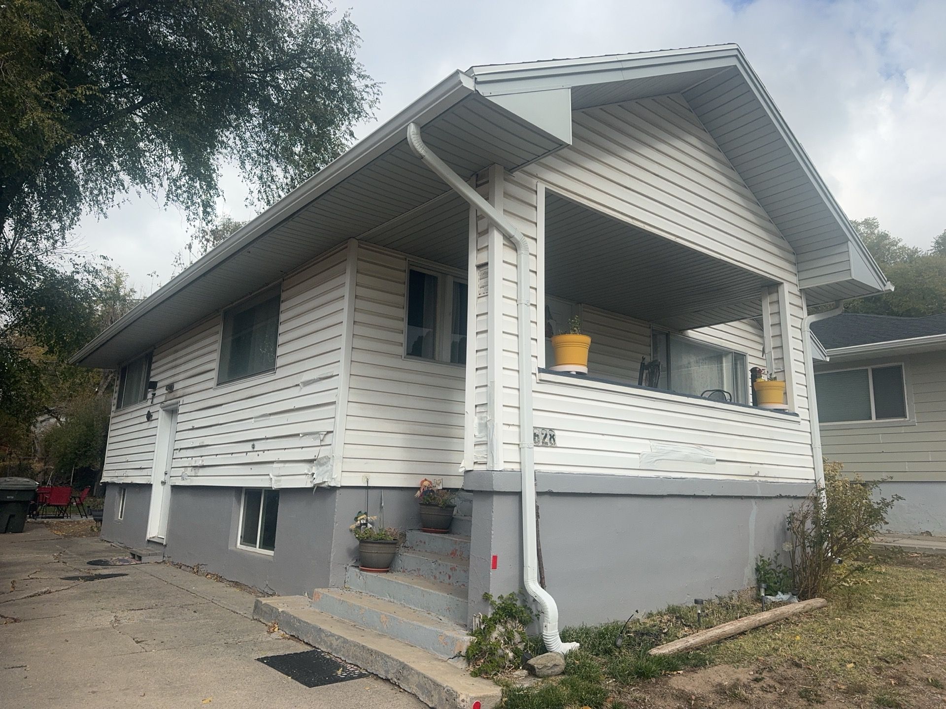 Ogden | Custom Hardie Transformation | Boothbay Blue & Summer Wheat Shakes by Ideal Siding Utah