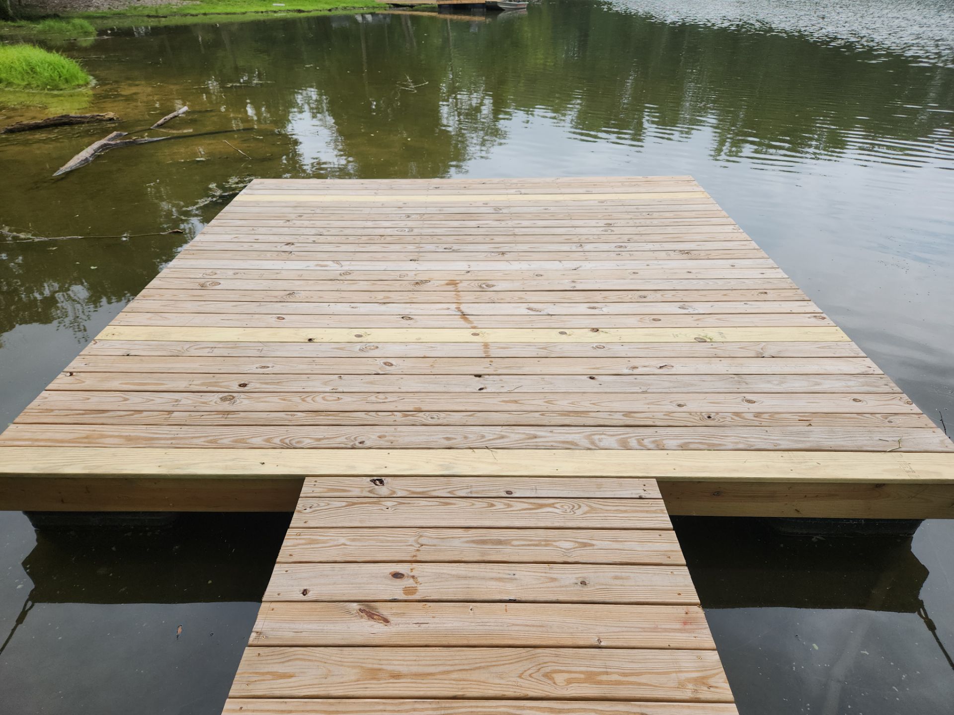 Dock using Wood Sealant by DuraSeal