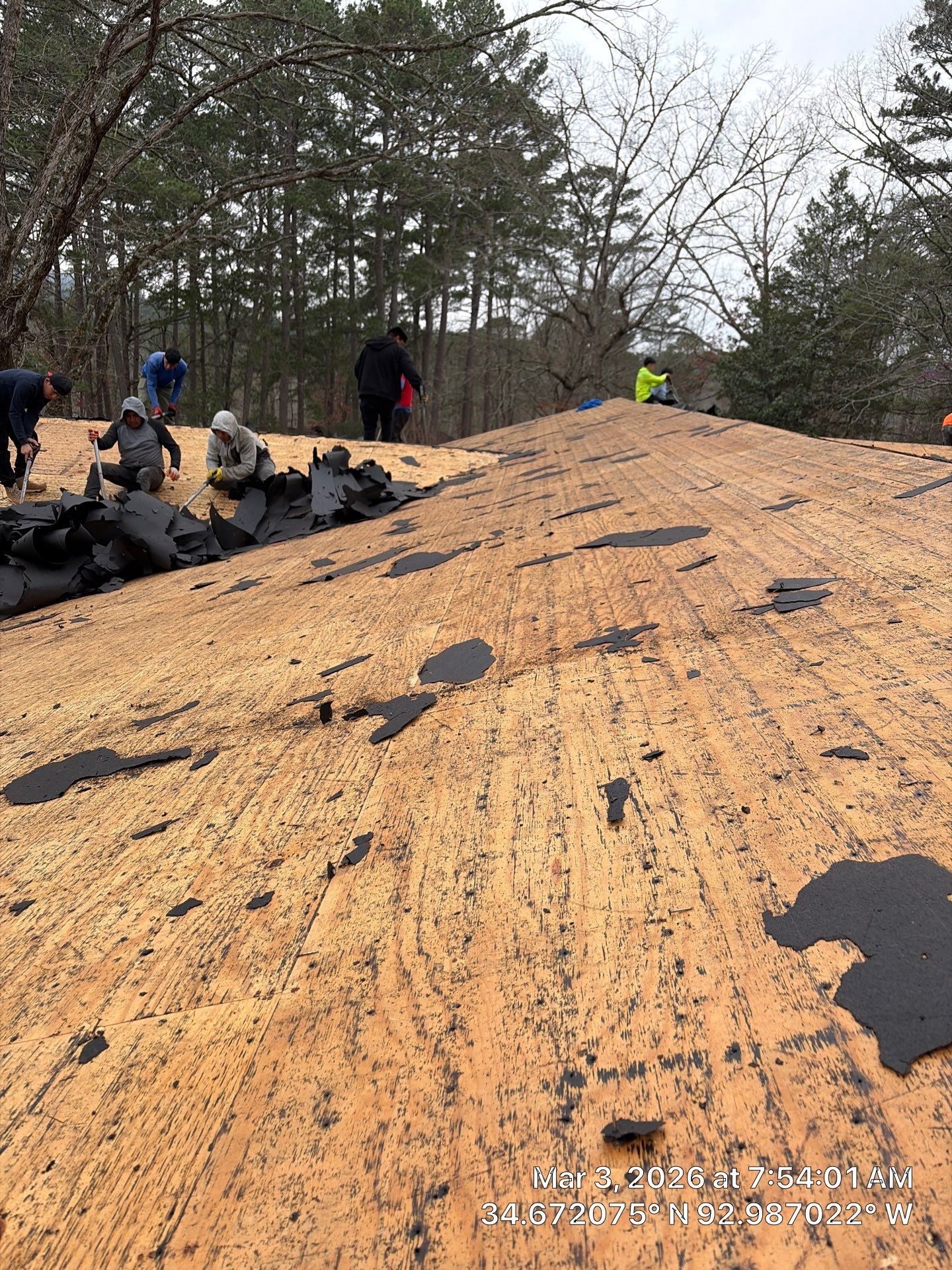 GAF Timberline HDZ Shingle Roof Replacement in Hot Springs Village by Temple Roofing and Exteriors