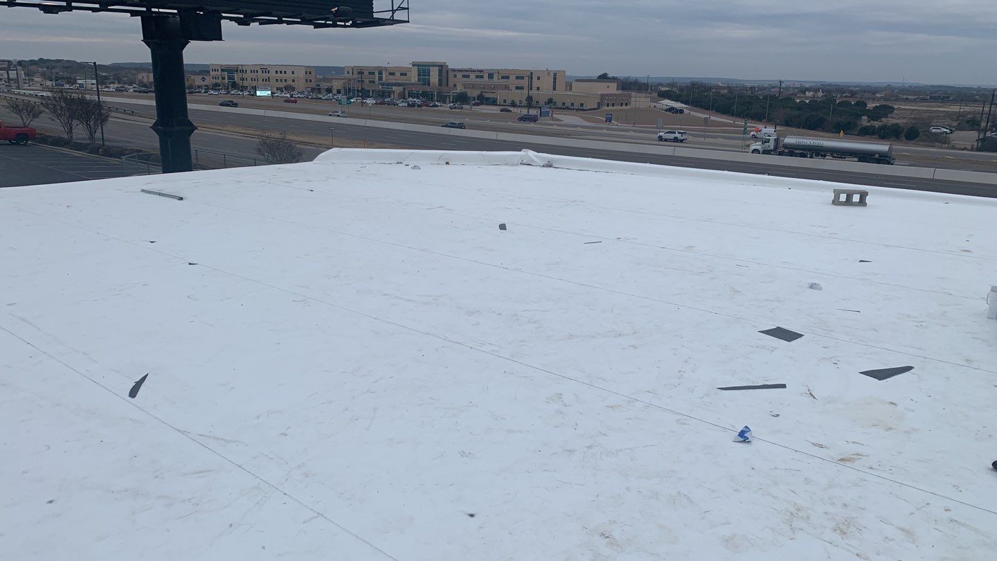 Bio-Life Commercial Roof Replacement using IB Systems PVC by Roof Experts