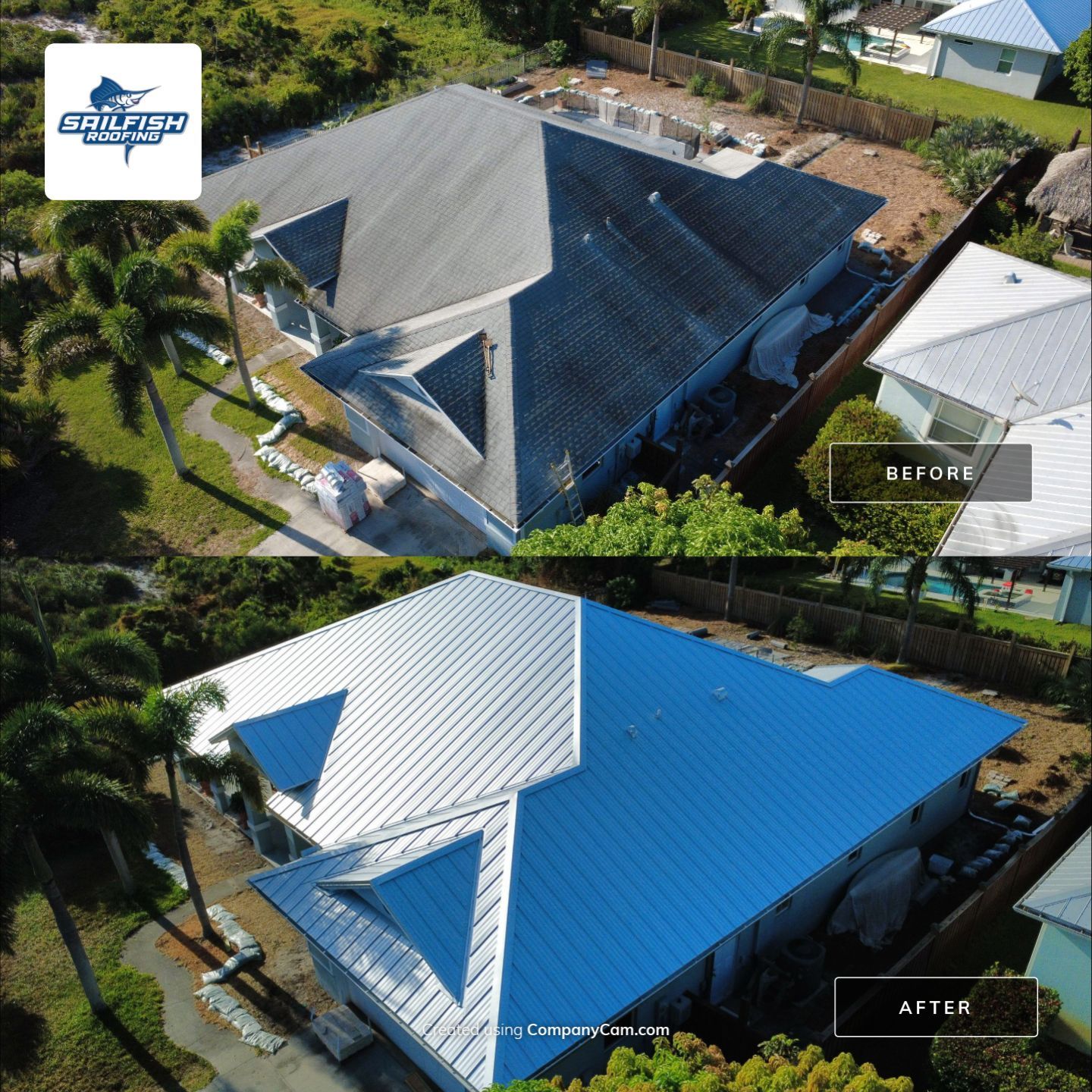 Standing Seam Metal Roof Replacement by Sailfish Roofing