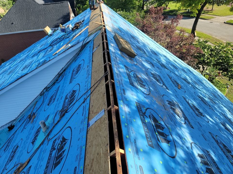 Residential Roofing Repair using Roof Replacement by American Roofing & Construction LLC