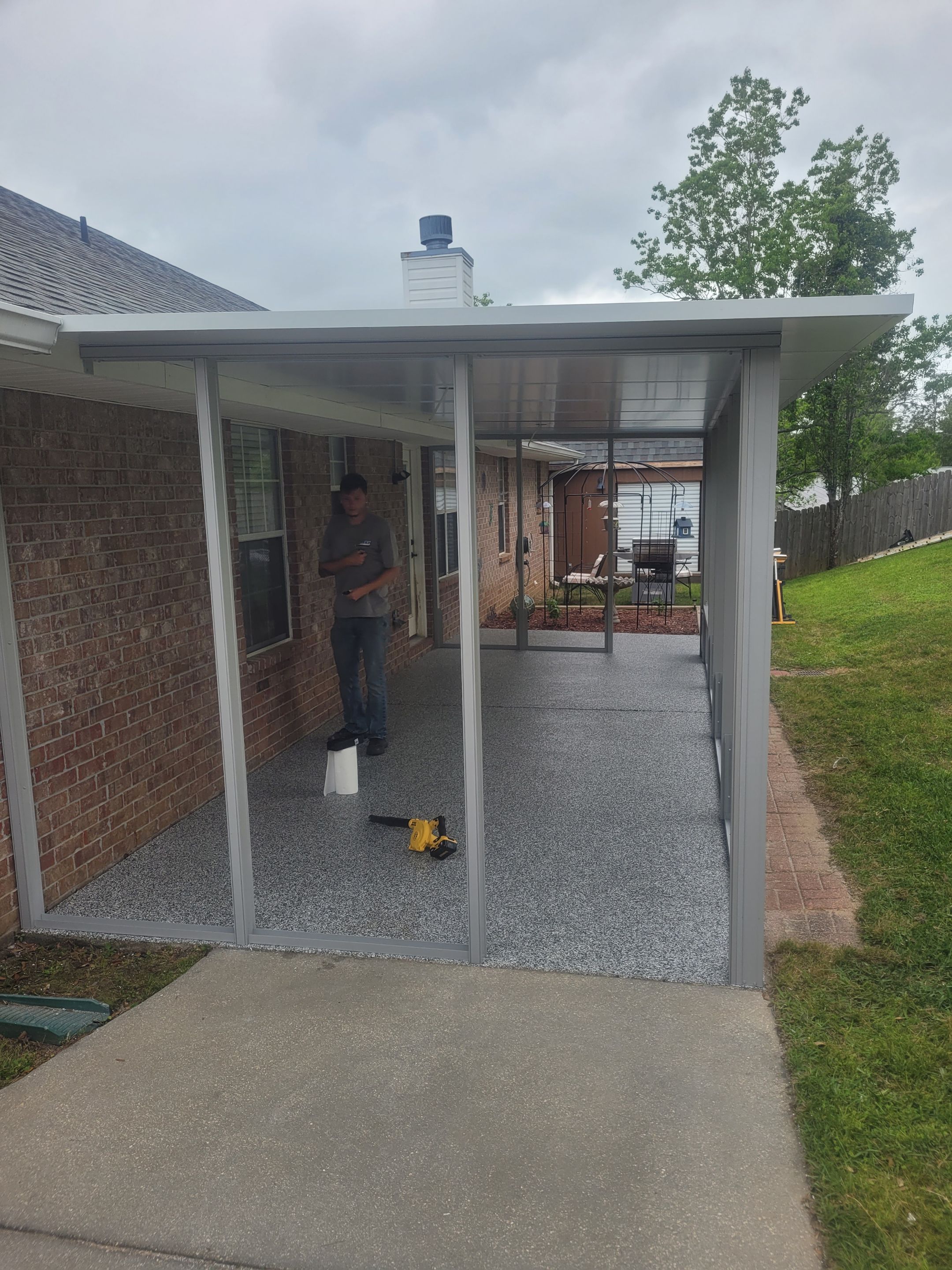 Screen Room + Patio Cover in Cantonment by Titan Sunrooms