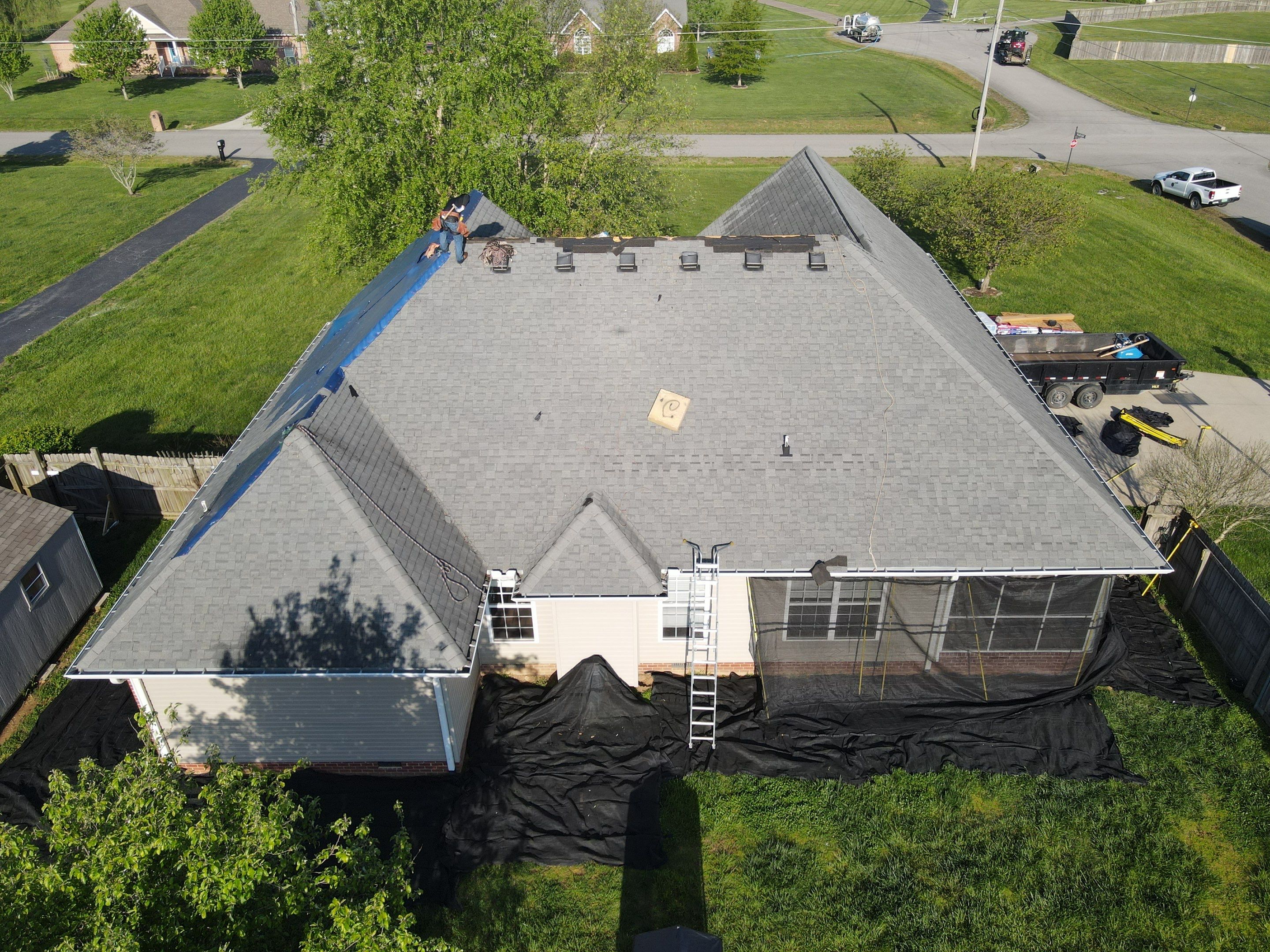 Residential Roofing Installation using GAF HDZ Roofing System  by Undersun Roofing 