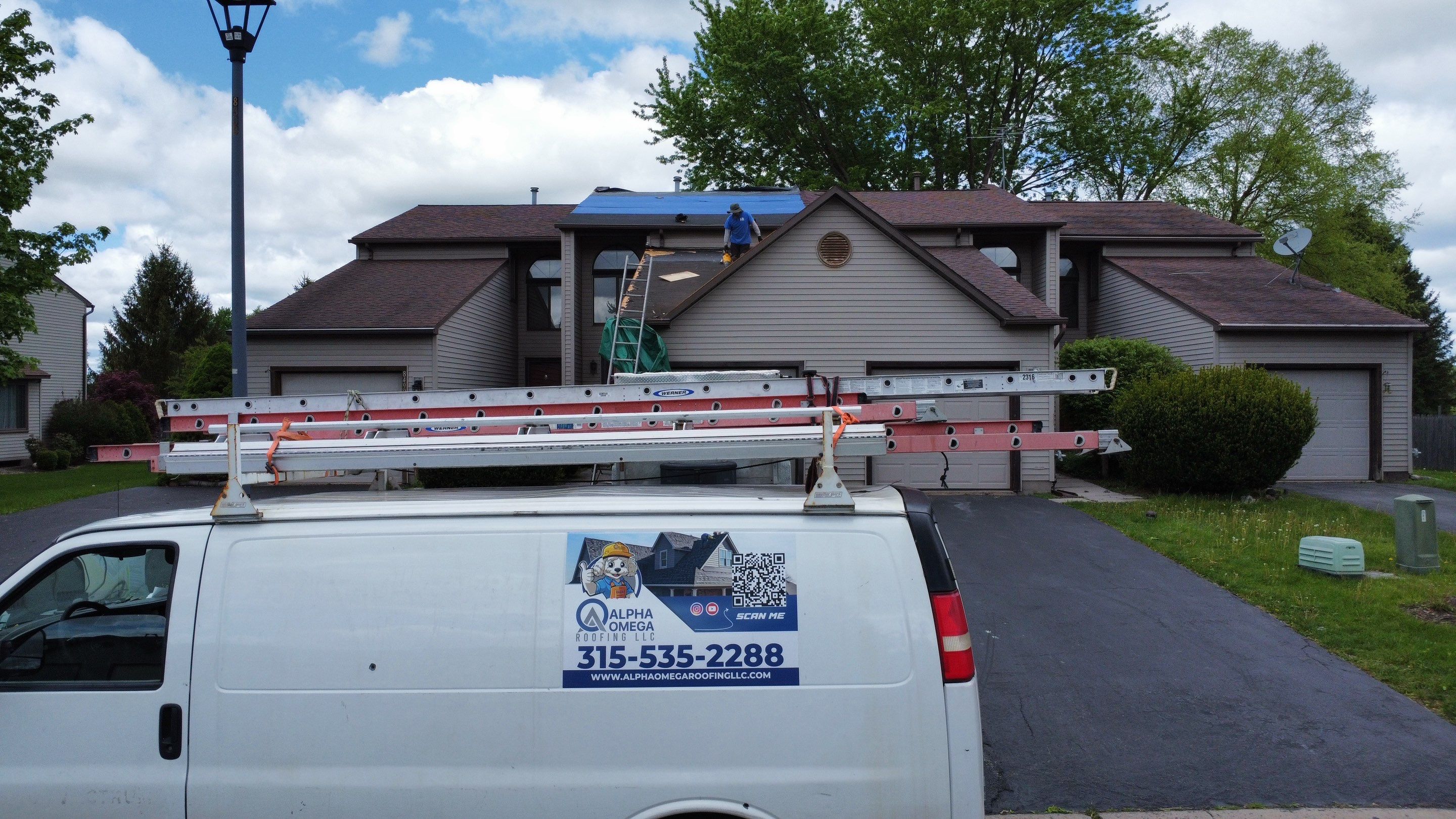 🏡 New Roof Installed in Baldwinsville, NY | Owens Corning Shingles 🔧 by Alpha Omega Roofing LLC