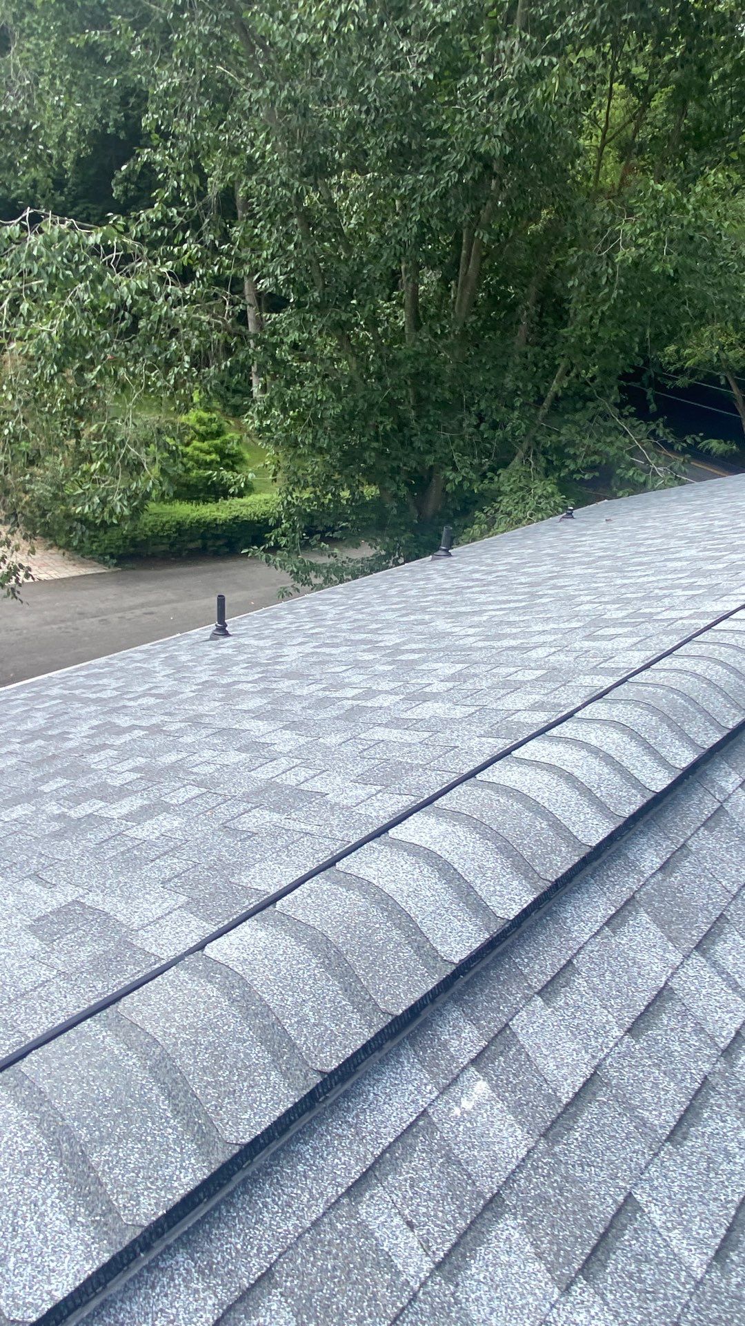 Oakton: Residential Roof Replacement with CertainTeed Landmark Designer Shingles in Pewter by RM Banning, Inc.