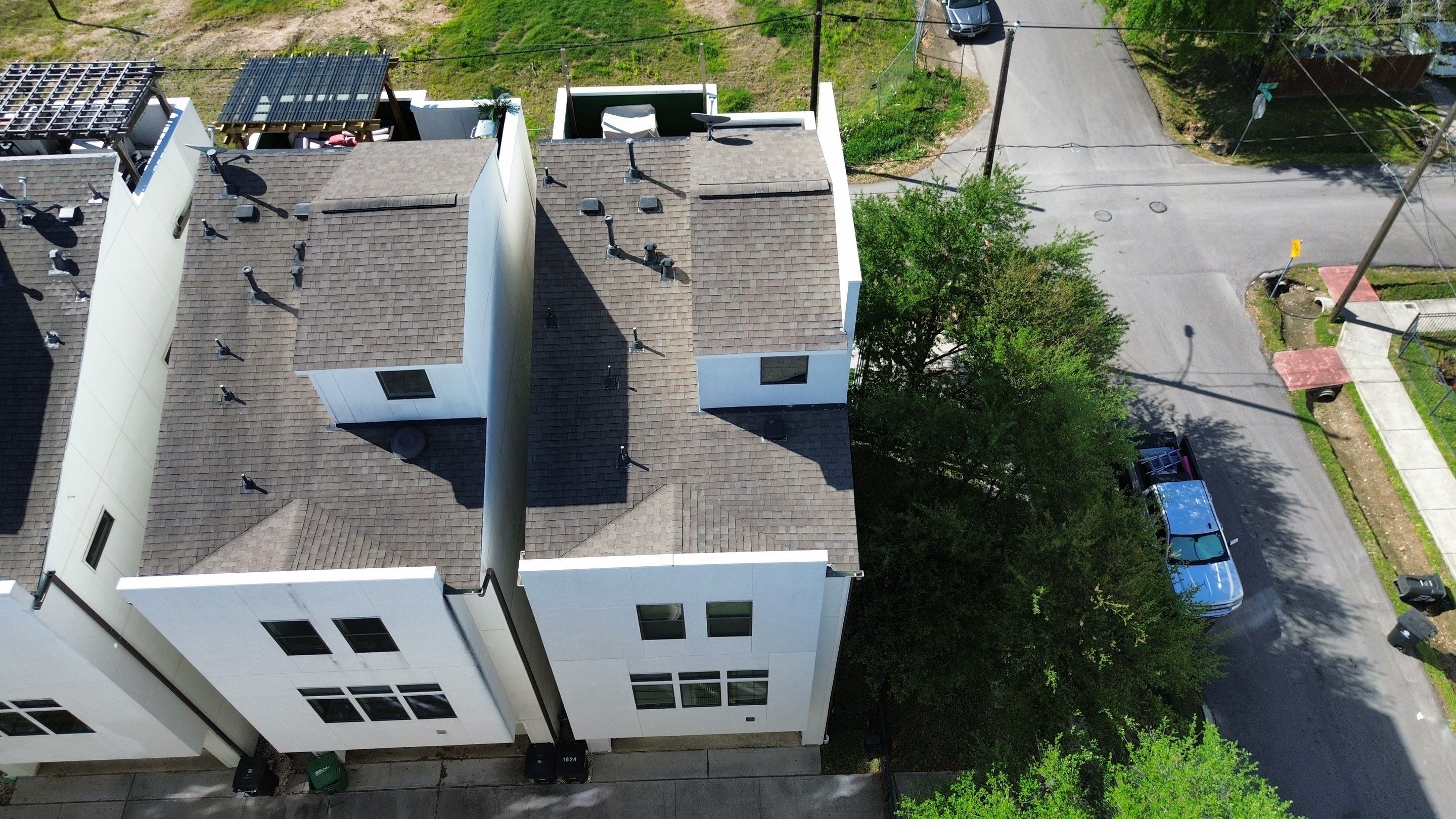Townhome Roof Replacement by Houston Roofing & Construction