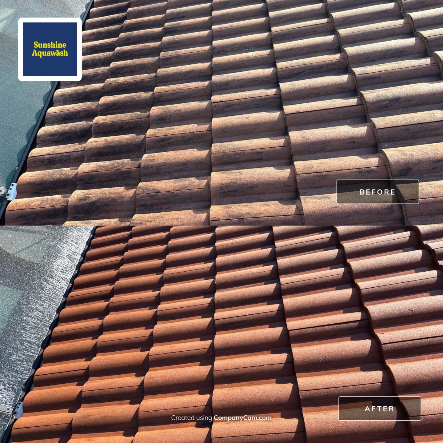 Roof Cleaning & Gutter Brightening | The Inlets Community | Manatee River | Bradenton, FL by Sunshine AquaWash