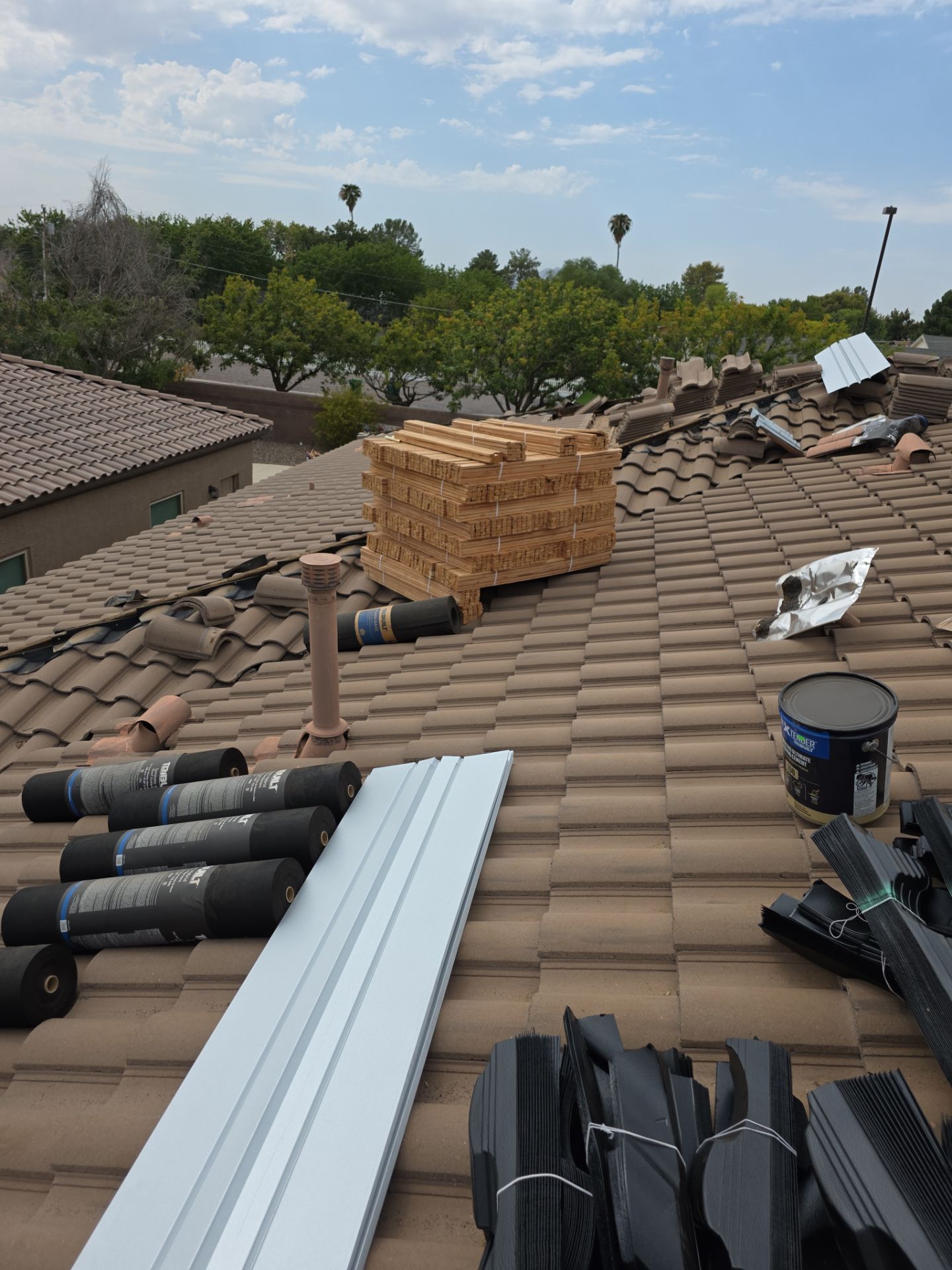 Recent Rain and Storm Damage in Gilbert by Weather-Tite Roofing