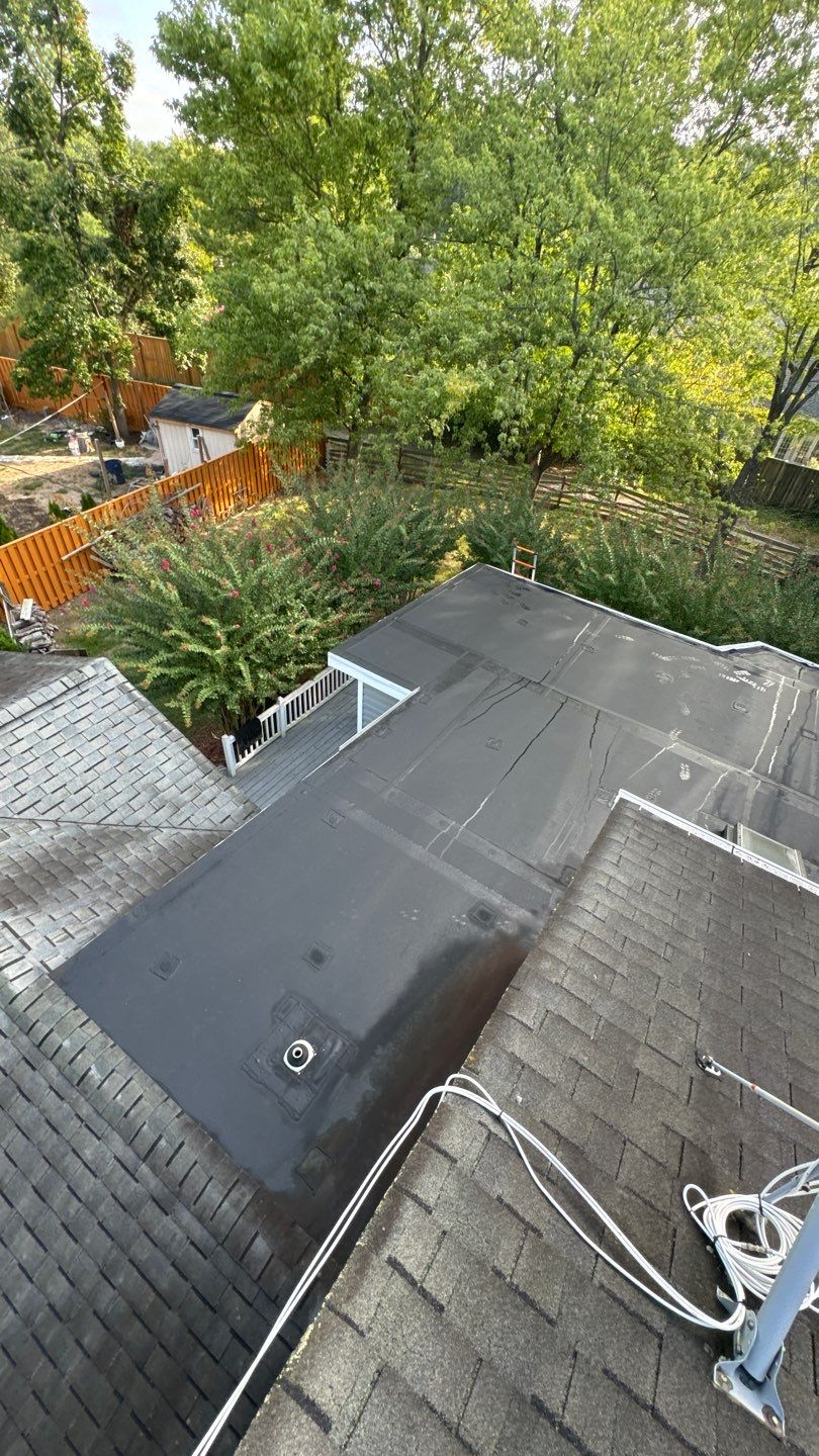 Alexandria: Residential Flat Roof Replacement with MuleHide TPO by RM Banning, Inc.