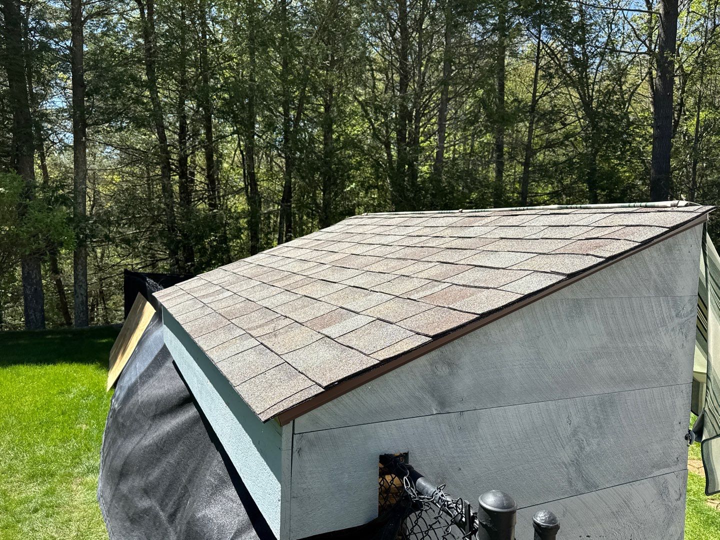Veterans Helping Veterans – Full Roof Transformation with Owens Corning Driftwood! by Sensible Home Solutions