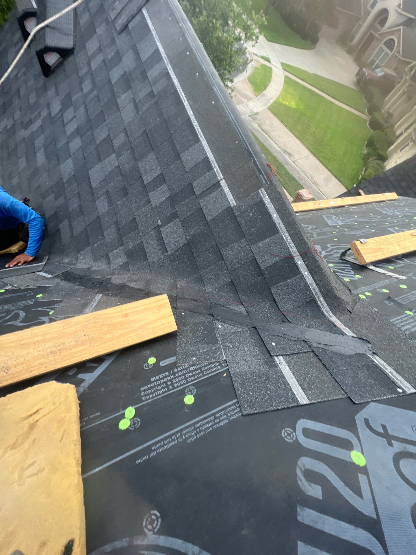 Steep and High...Let's get It! by Bayfront Roofing and Construction